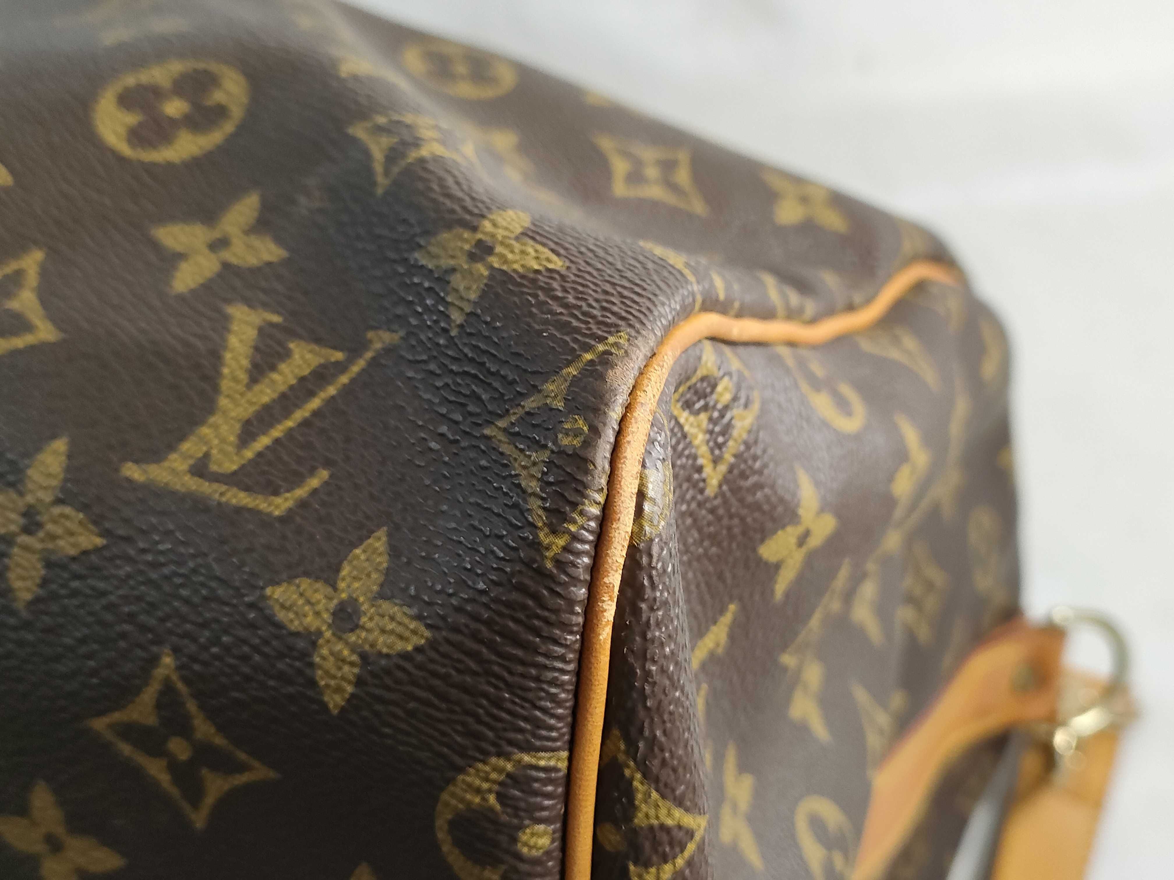 Monogram Keepall Bandoulière 55 M41414 Brown SD1907 Boston Bag — view 7