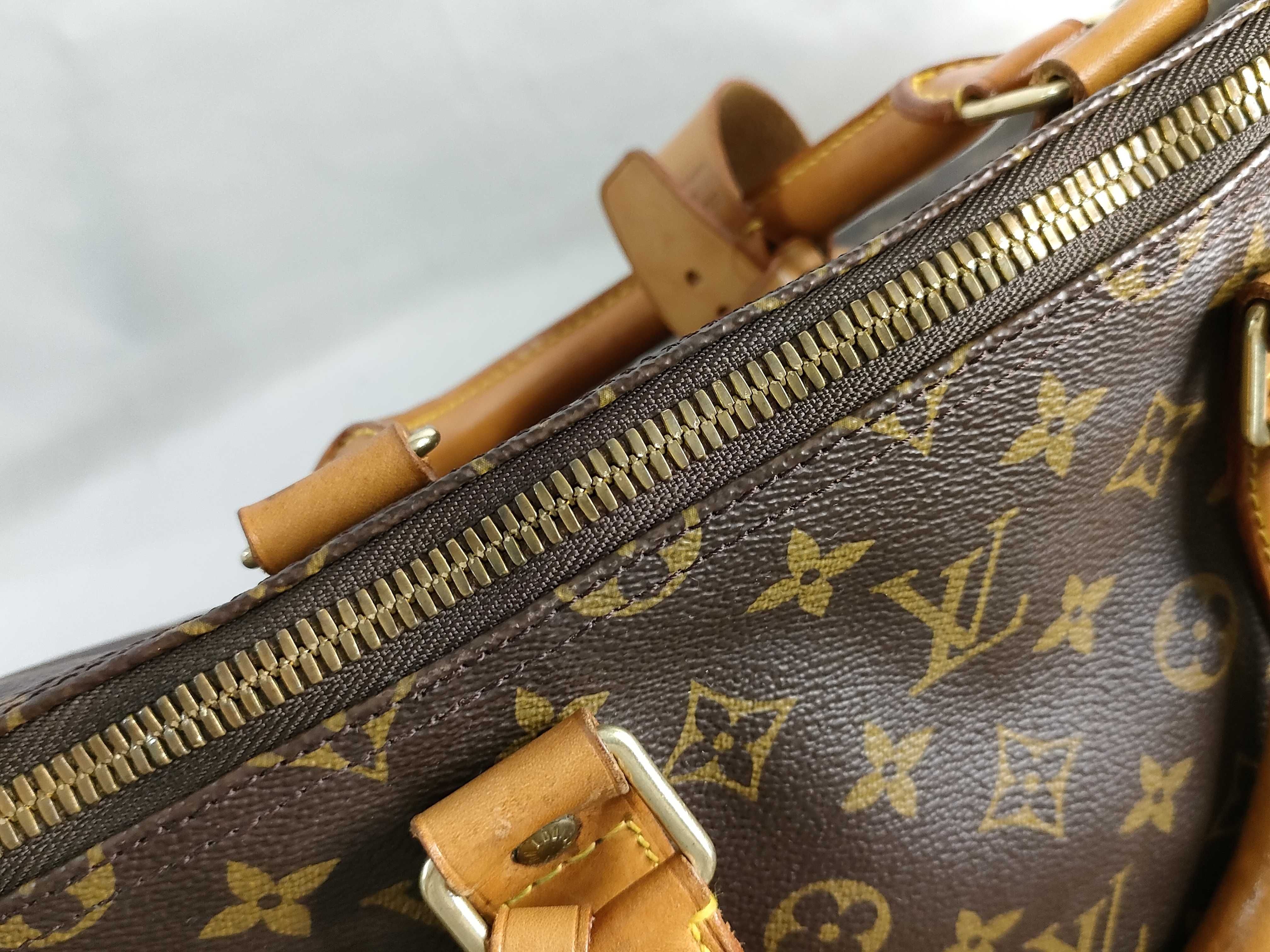 Monogram Keepall Bandoulière 55 M41414 Brown SD1907 Boston Bag — view 9