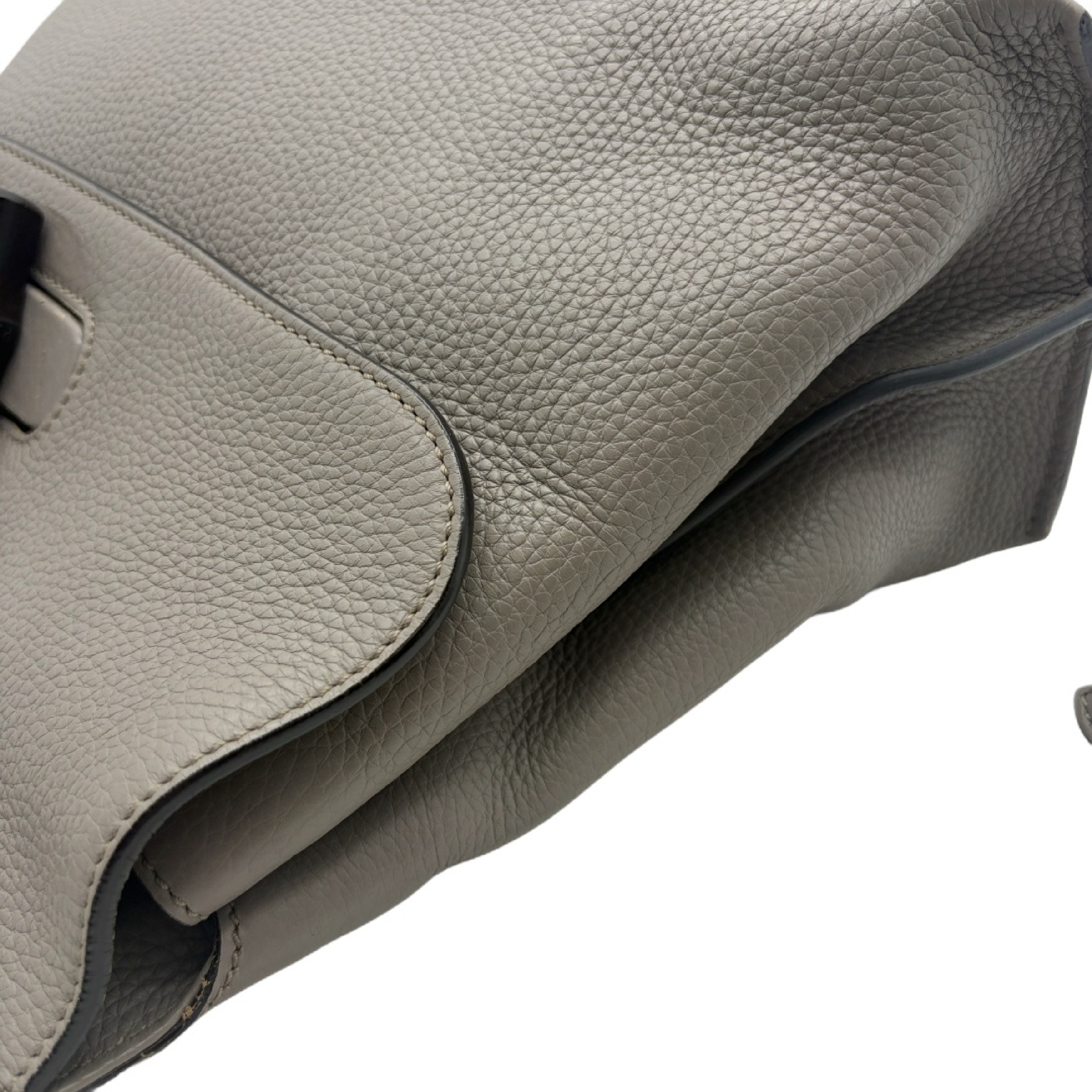 Bamboo Daily 2-Way Handbag/Shoulder Bag, Leather, Greige Shoulder Bag — view 3