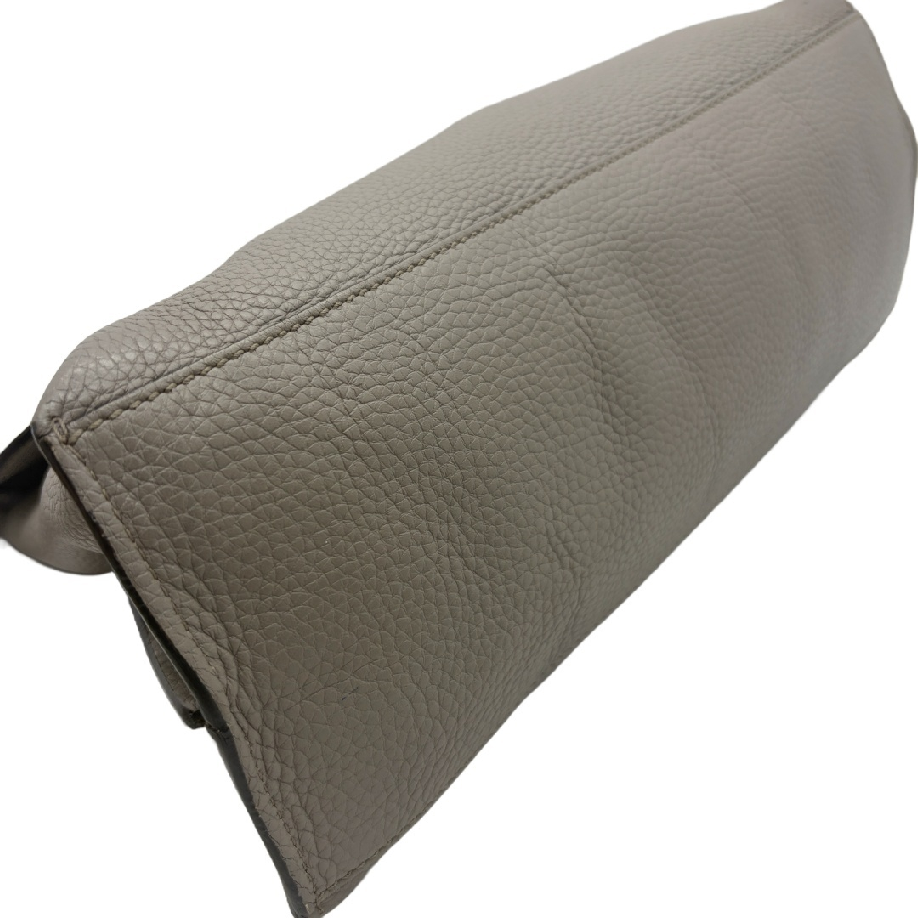 Bamboo Daily 2-Way Handbag/Shoulder Bag, Leather, Greige Shoulder Bag — view 5