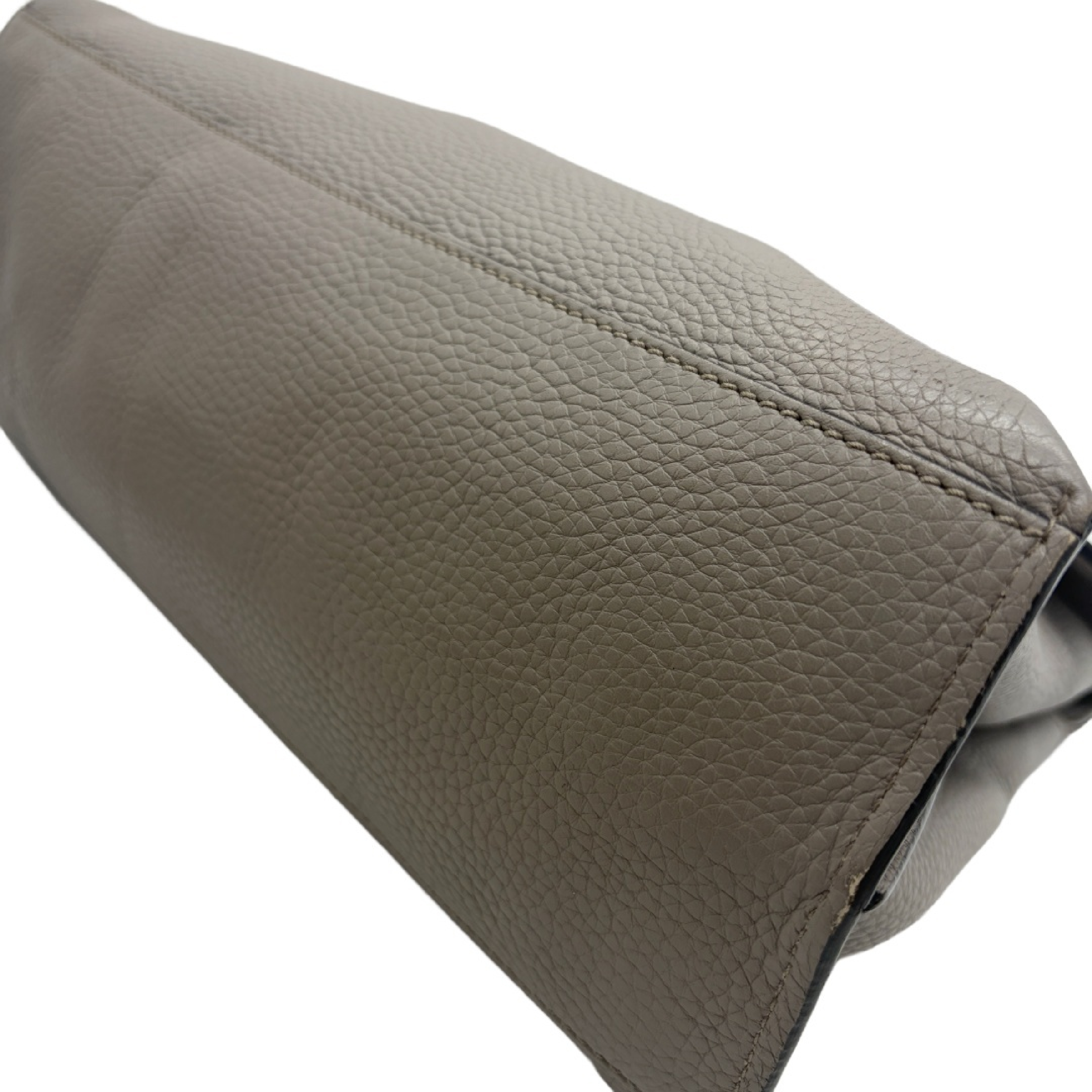 Bamboo Daily 2-Way Handbag/Shoulder Bag, Leather, Greige Shoulder Bag — view 6