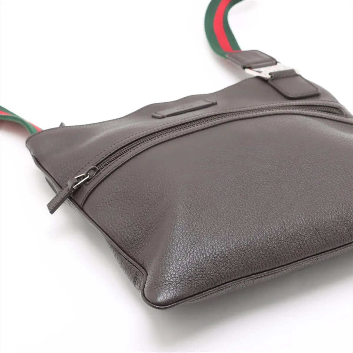 leather shoulder bag brown 336670 — view 4