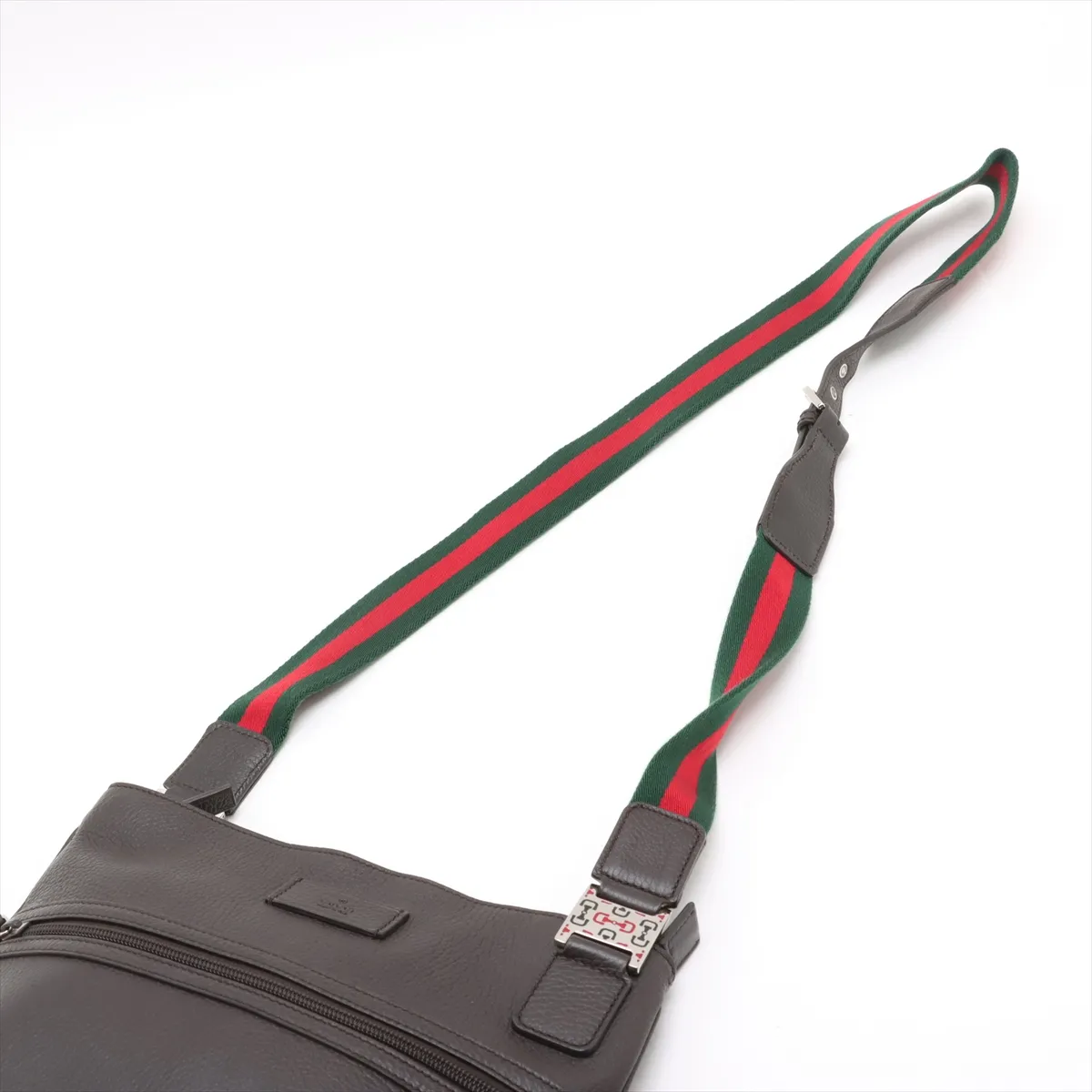 leather shoulder bag brown 336670 — view 5