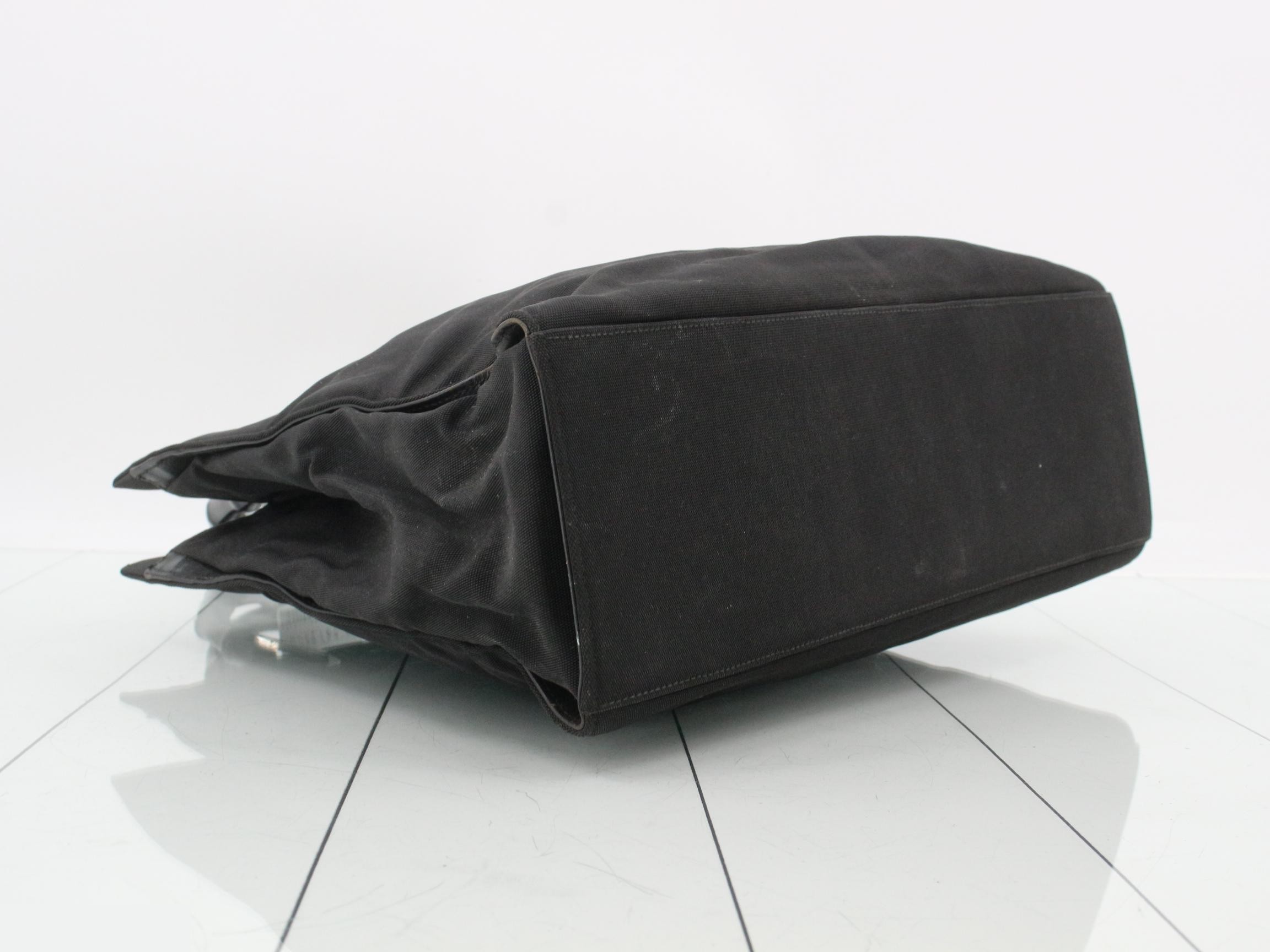 Bamboo Nylon Bag, Black — view 5