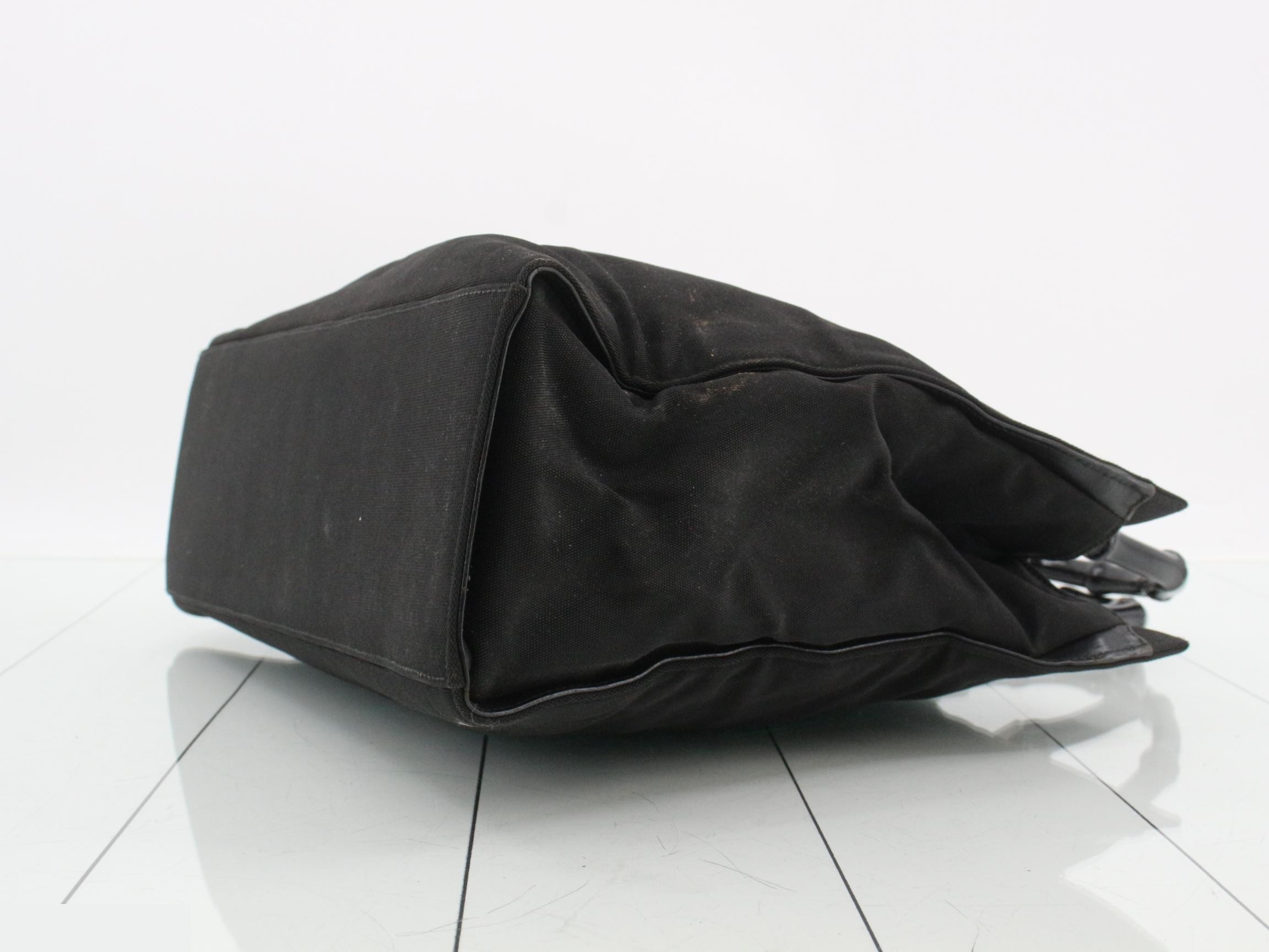 Bamboo Nylon Bag, Black — view 6