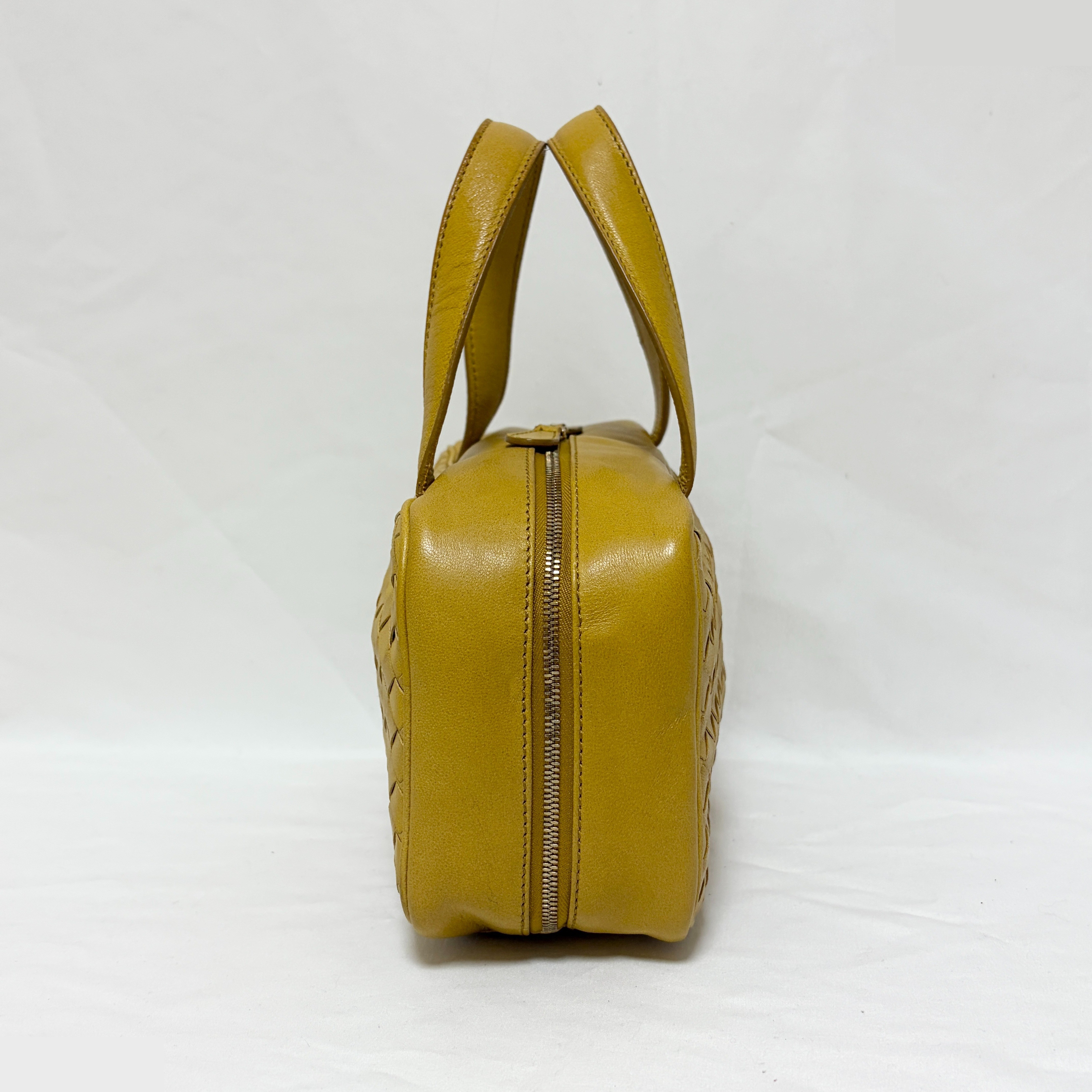 Intrecciato Leather Handbag — view 3