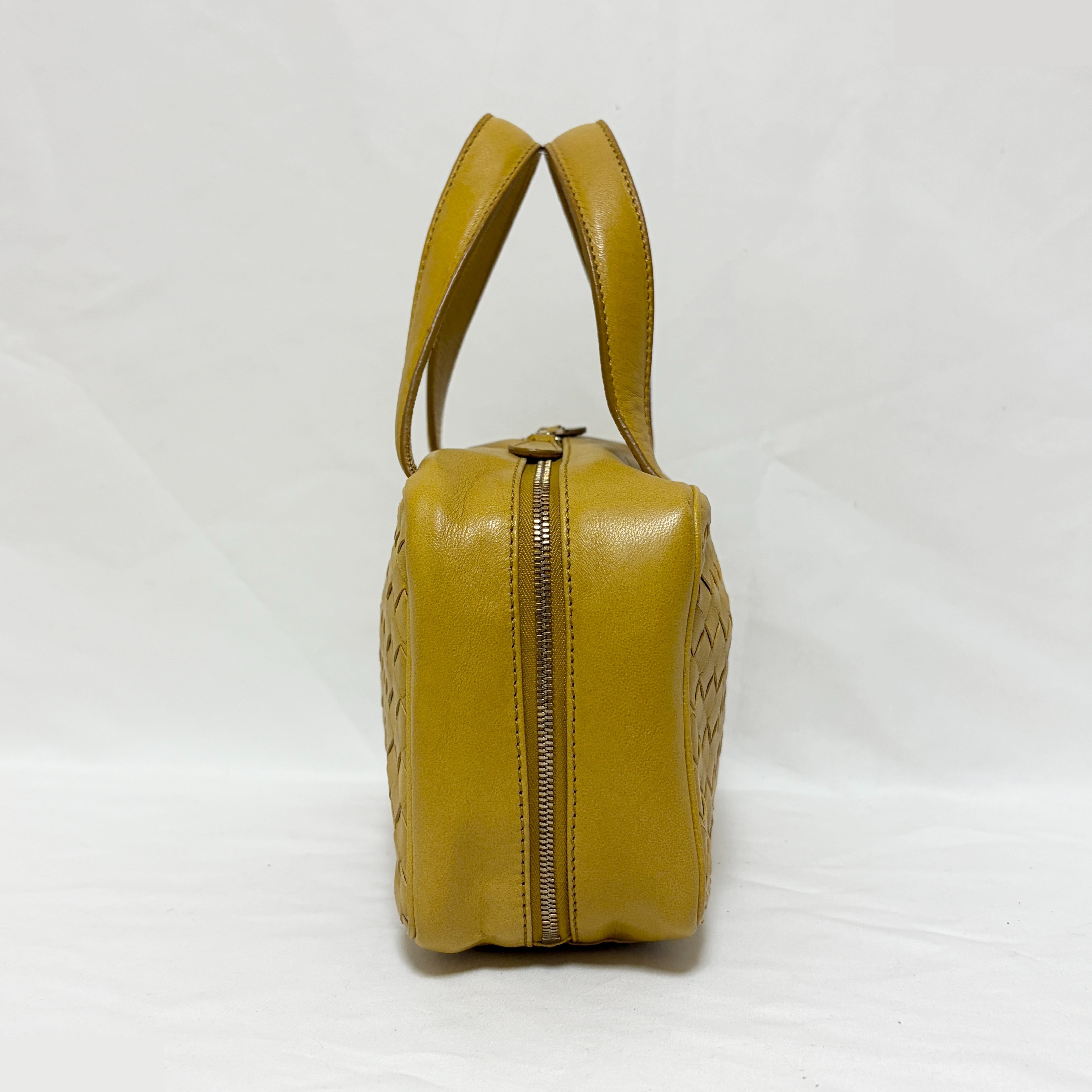 Intrecciato Leather Handbag — view 4