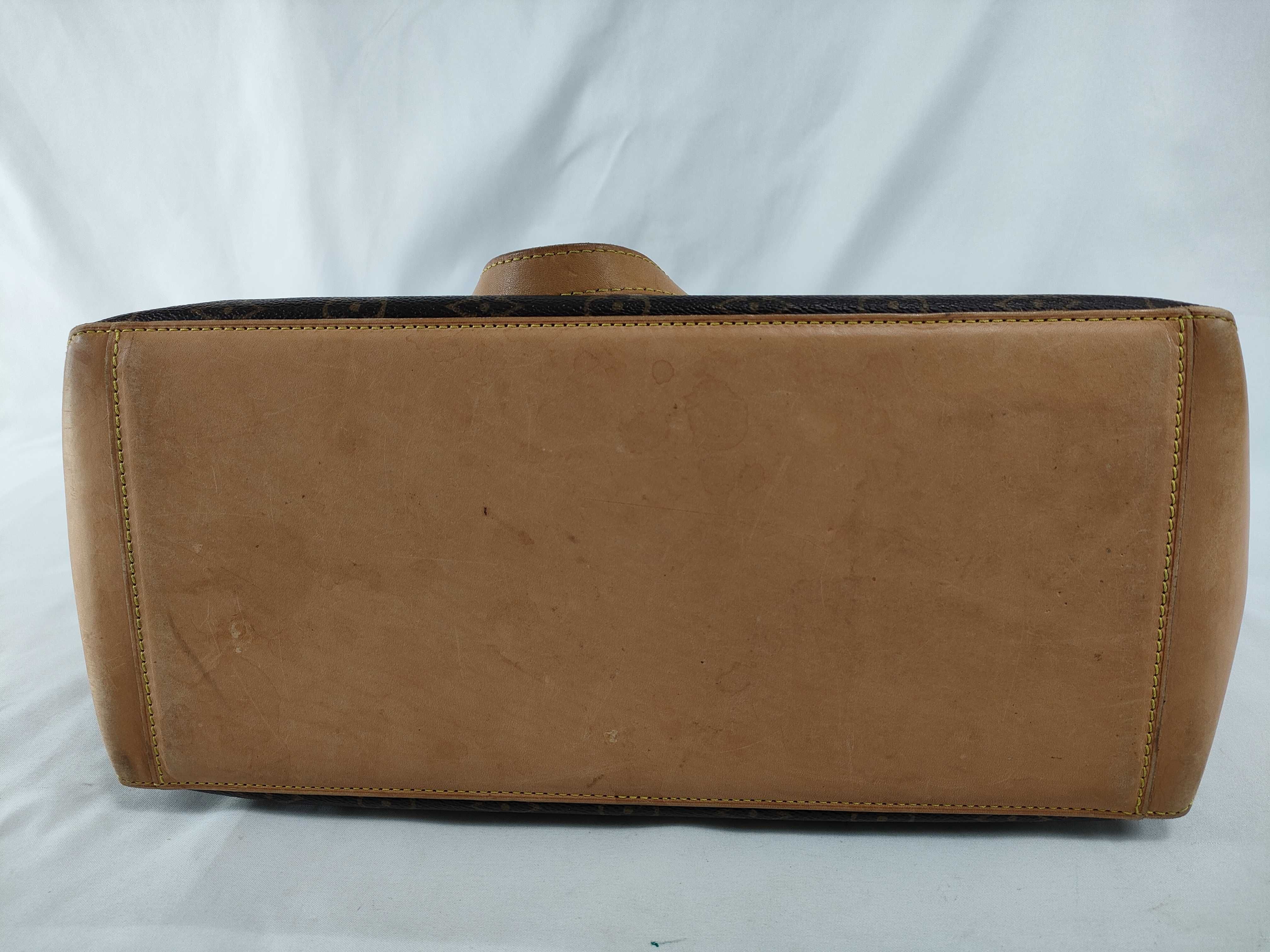 Monogram Vuitton Monogram Cabas Mezzo M51151 AR1023 Tote Bag with Corner Scuffs — view 8