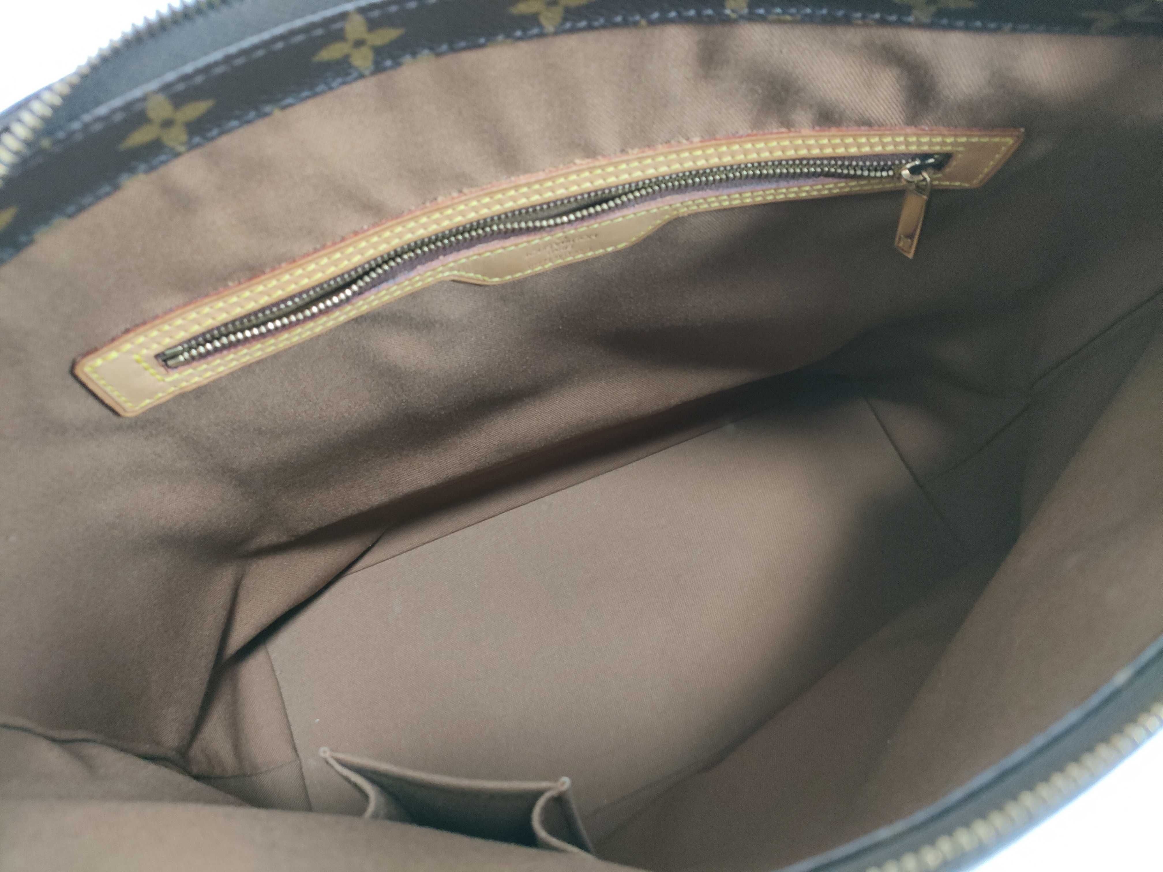 Monogram Vuitton Monogram Cabas Mezzo M51151 AR1023 Tote Bag with Corner Scuffs — view 10