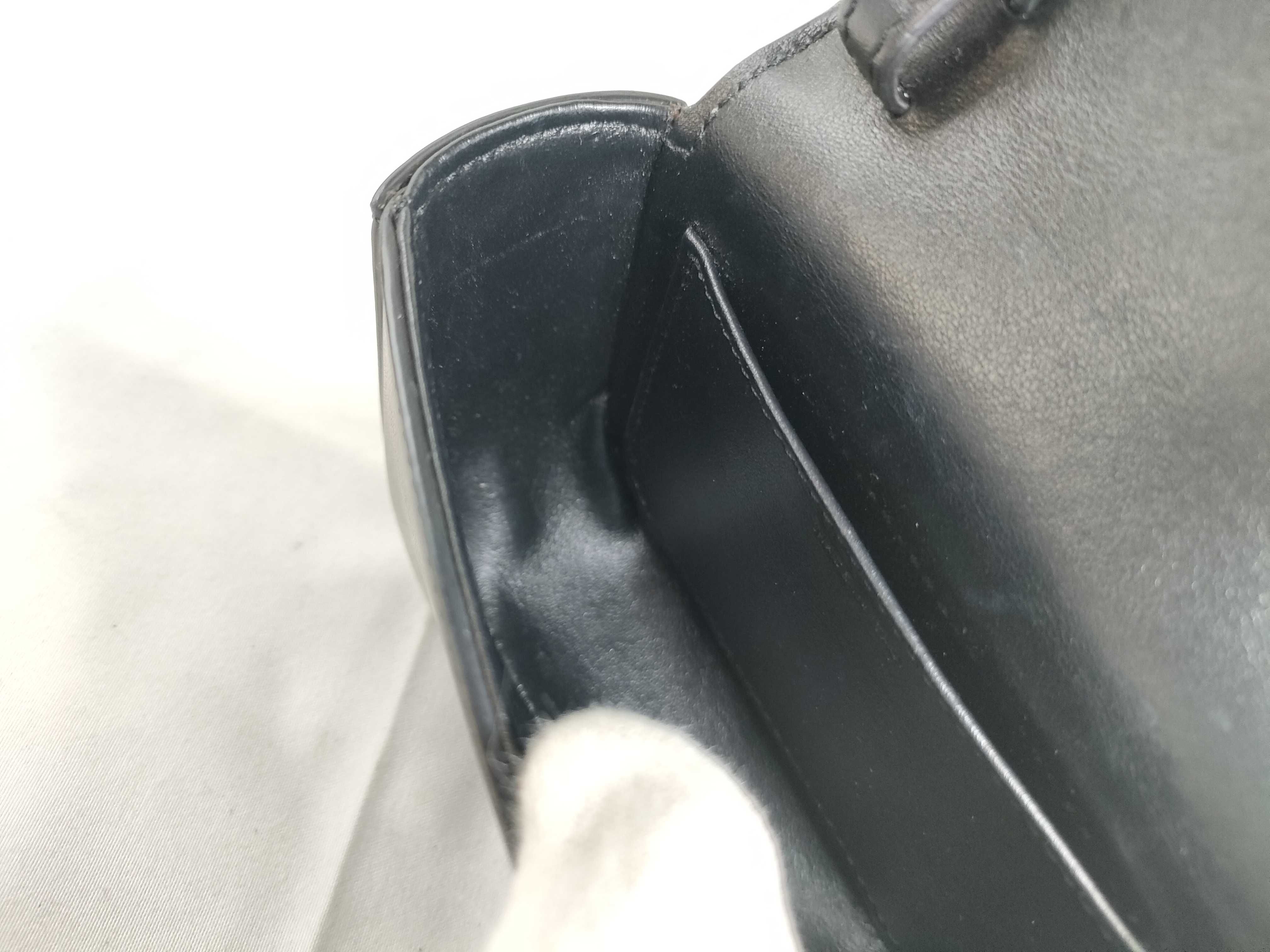 Mini Claude Shoulder Bag, Black Triomphe Shoulder Bag — view 10