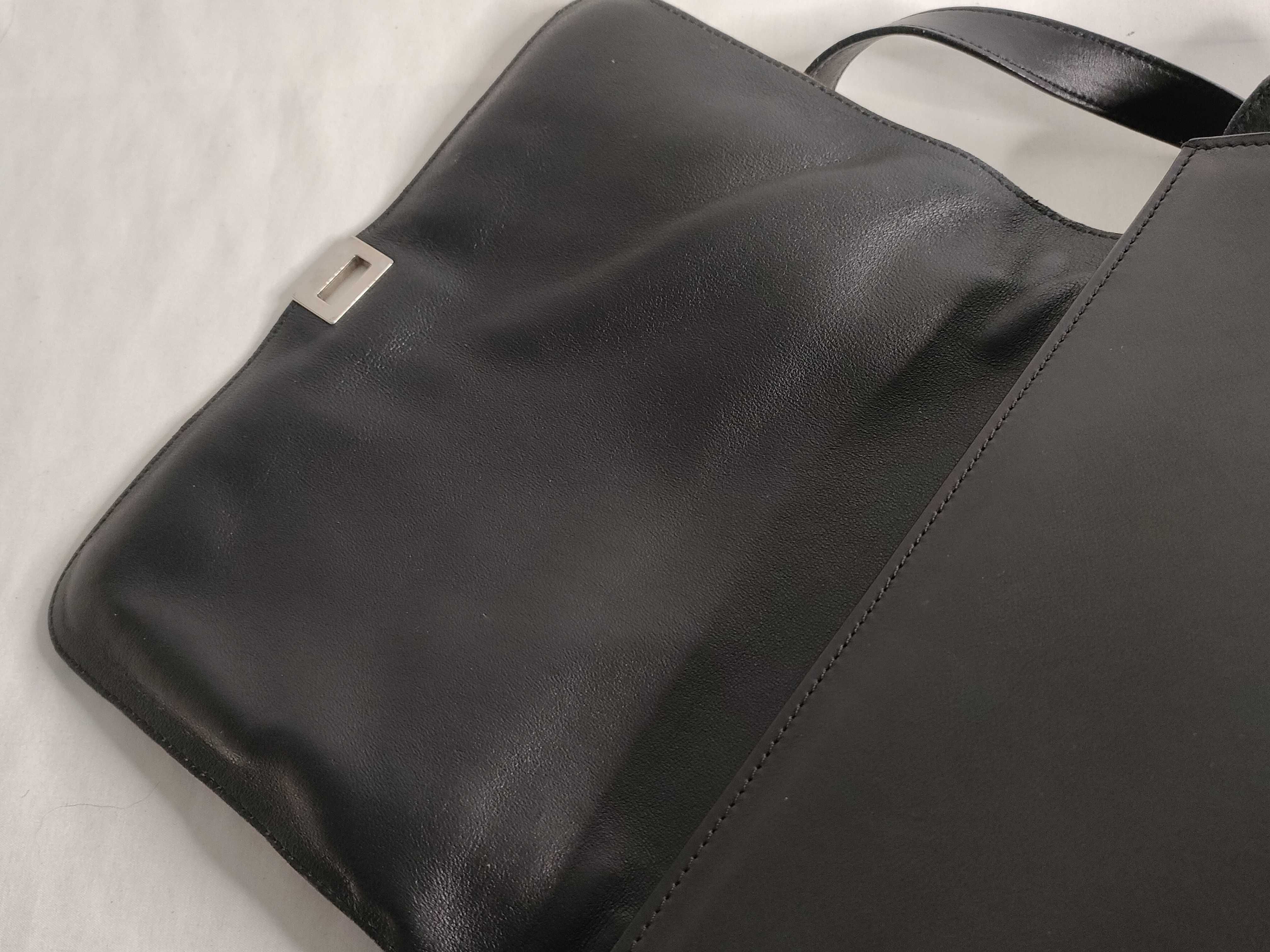 Calf Hair x Leather Tote Bag — view 9