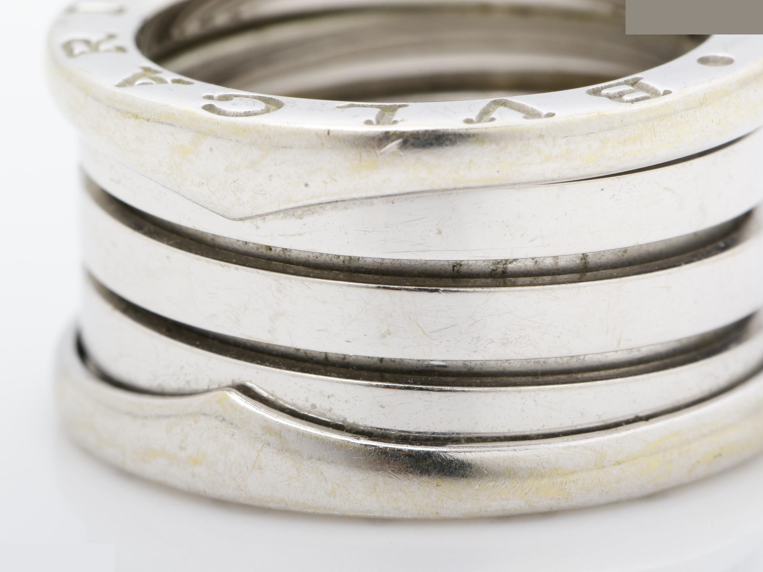 B.zero1 ring, 9.5g, size 48, case included, 750WG. — view 3
