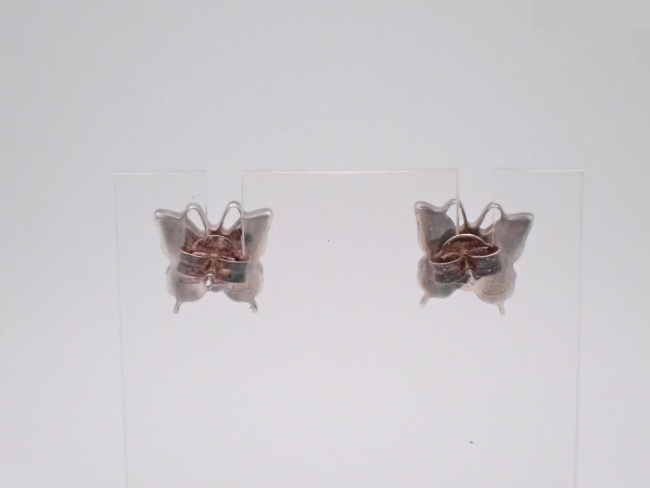 Butterfly earrings, 925 sterling silver, 3.4g — view 2