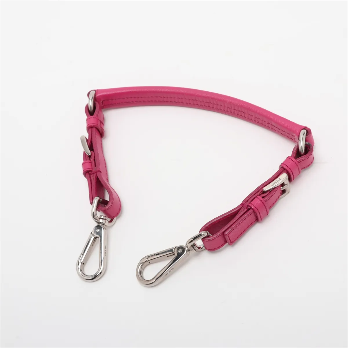 Tessuto BR2636 Nylon x Leather Shoulder Bag, Pink — view 5