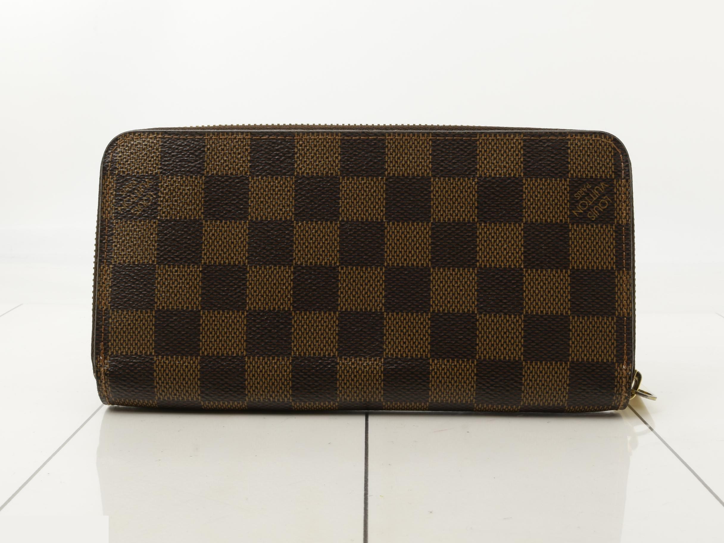 Zippy Wallet Rose Ballerine Damier — view 2