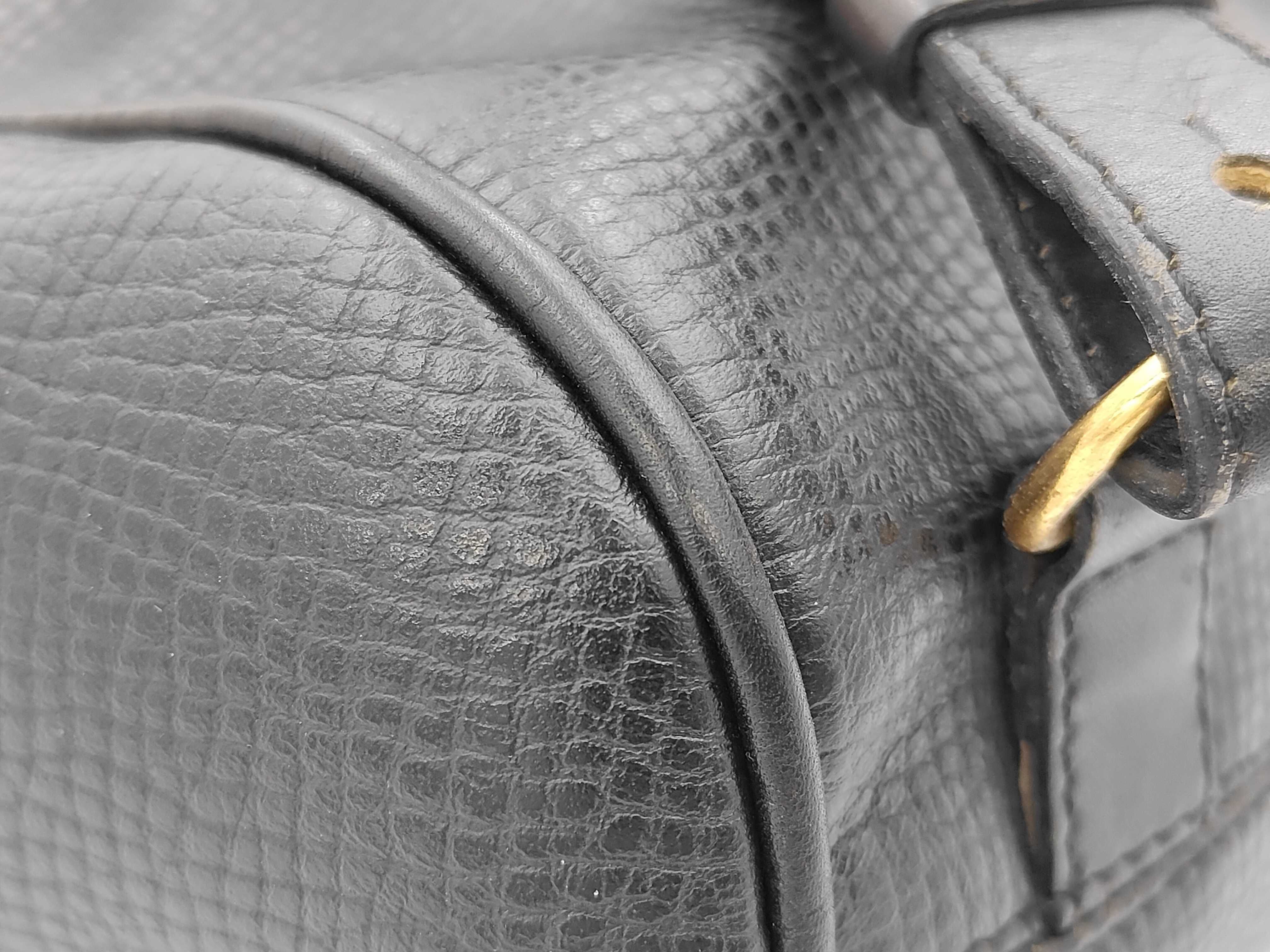 Oval Hardware All Leather Bag Backpack Rucksack — view 8