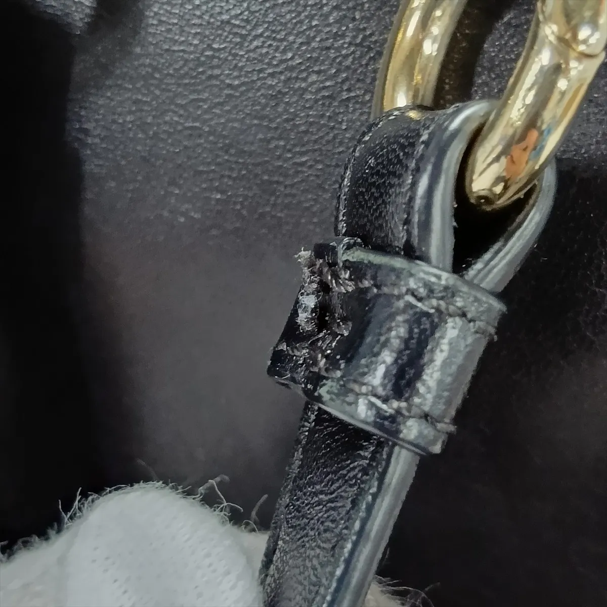 Rockstud Leather Backpack/Rucksack, Black — view 14