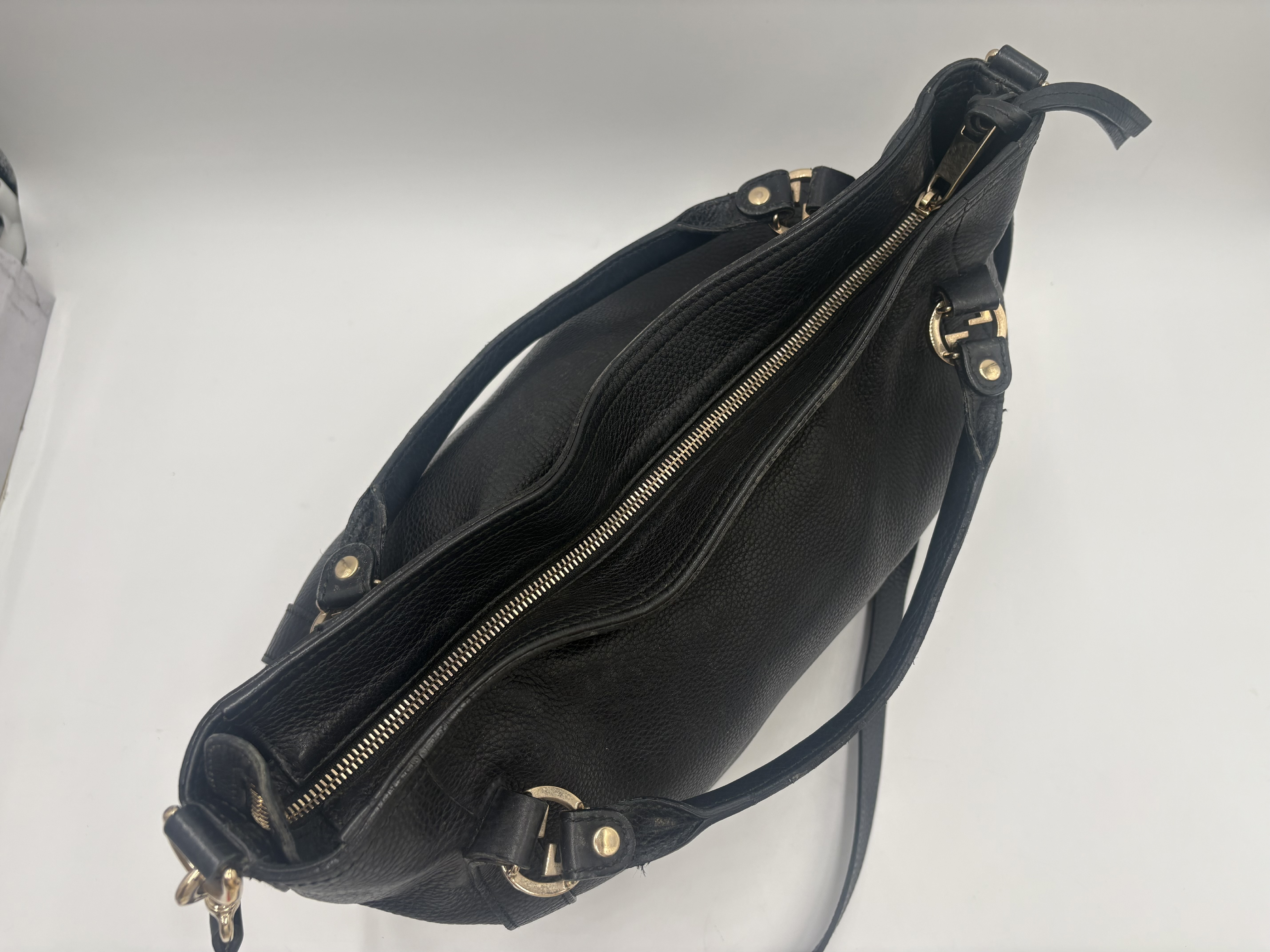 Miss GG Interlocking Pebbled Leather Tote Bag (2-way tote bag) — view 3