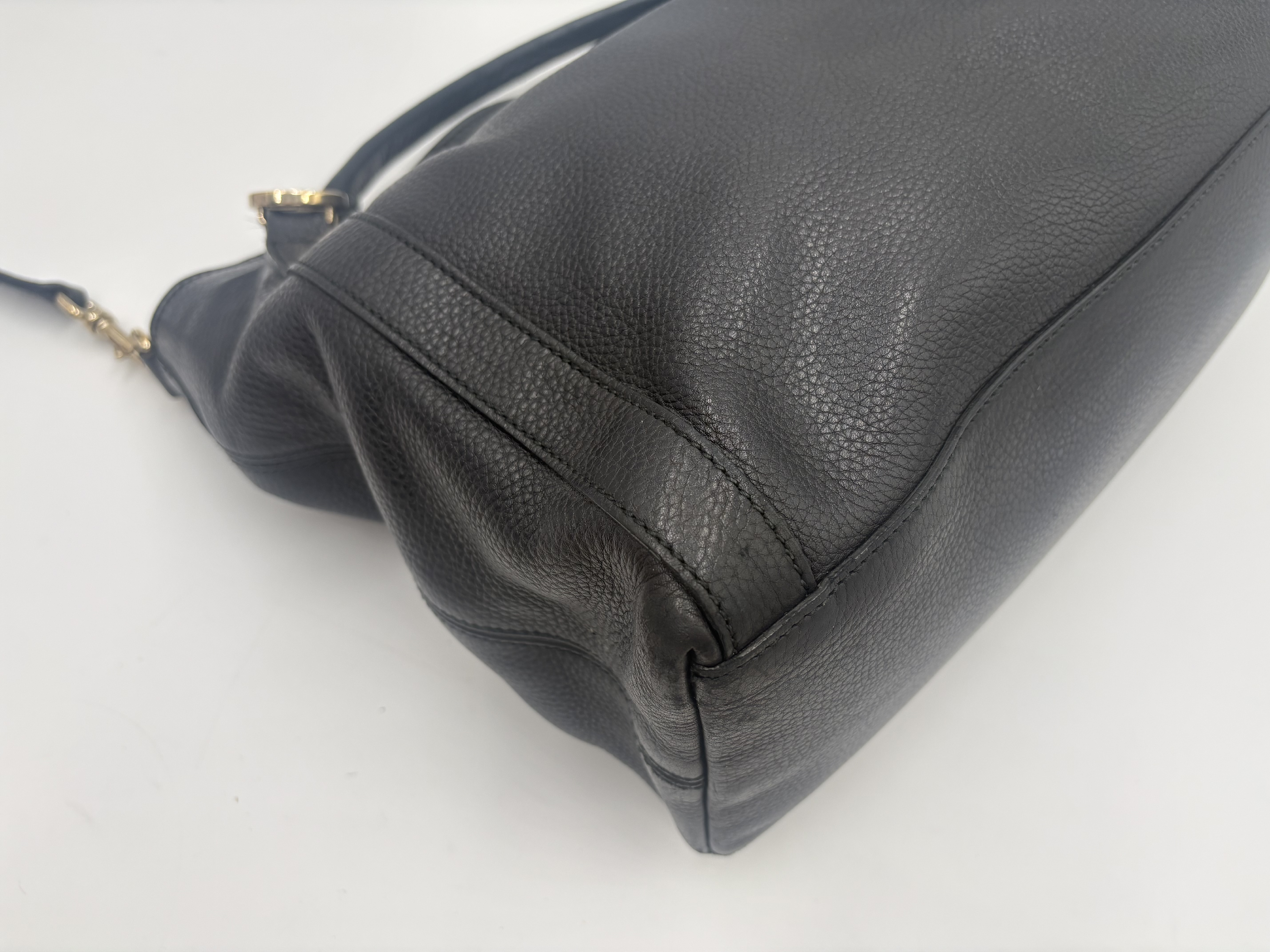 Miss GG Interlocking Pebbled Leather Tote Bag (2-way tote bag) — view 6