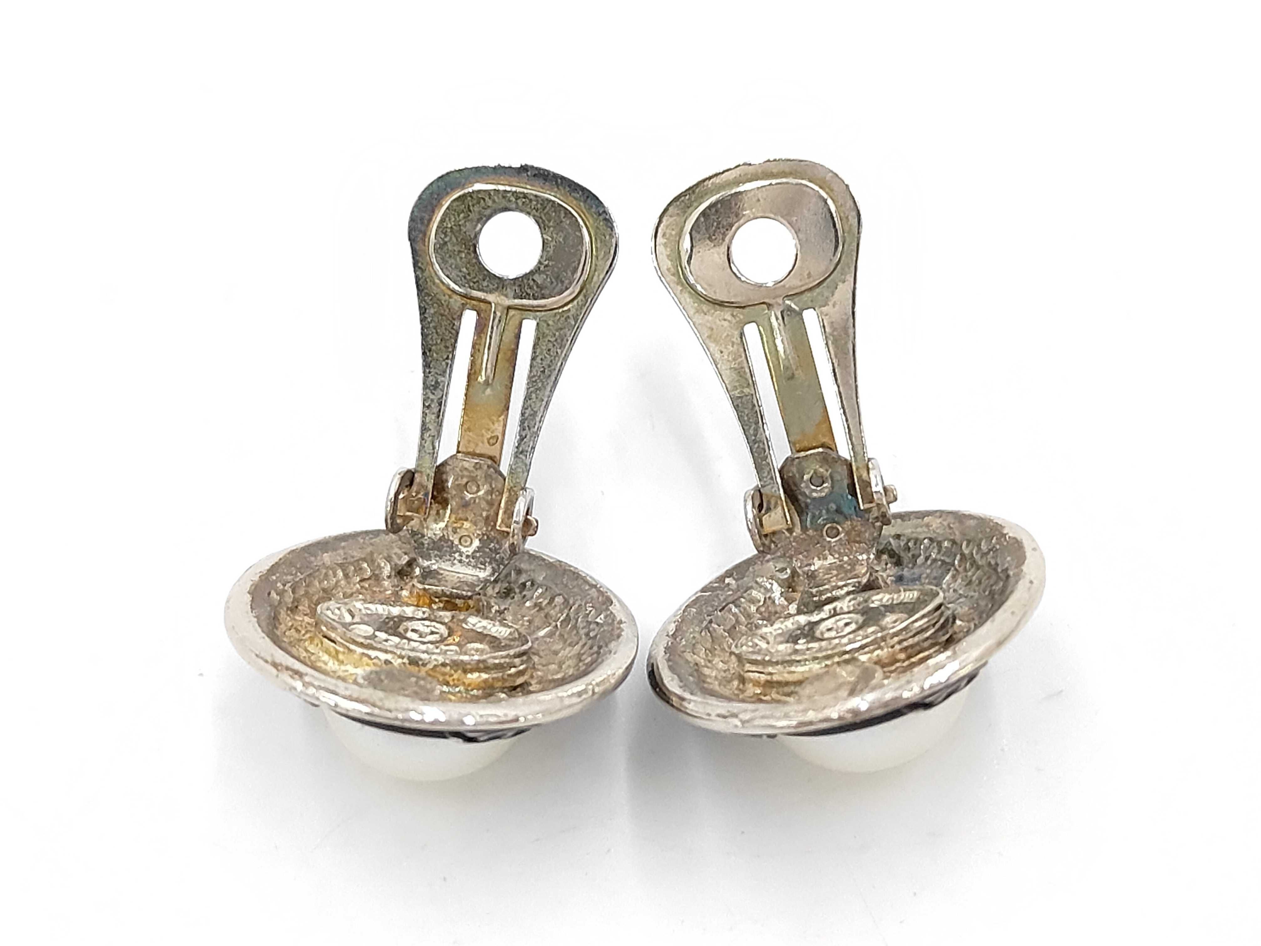 pearl earrings — view 4