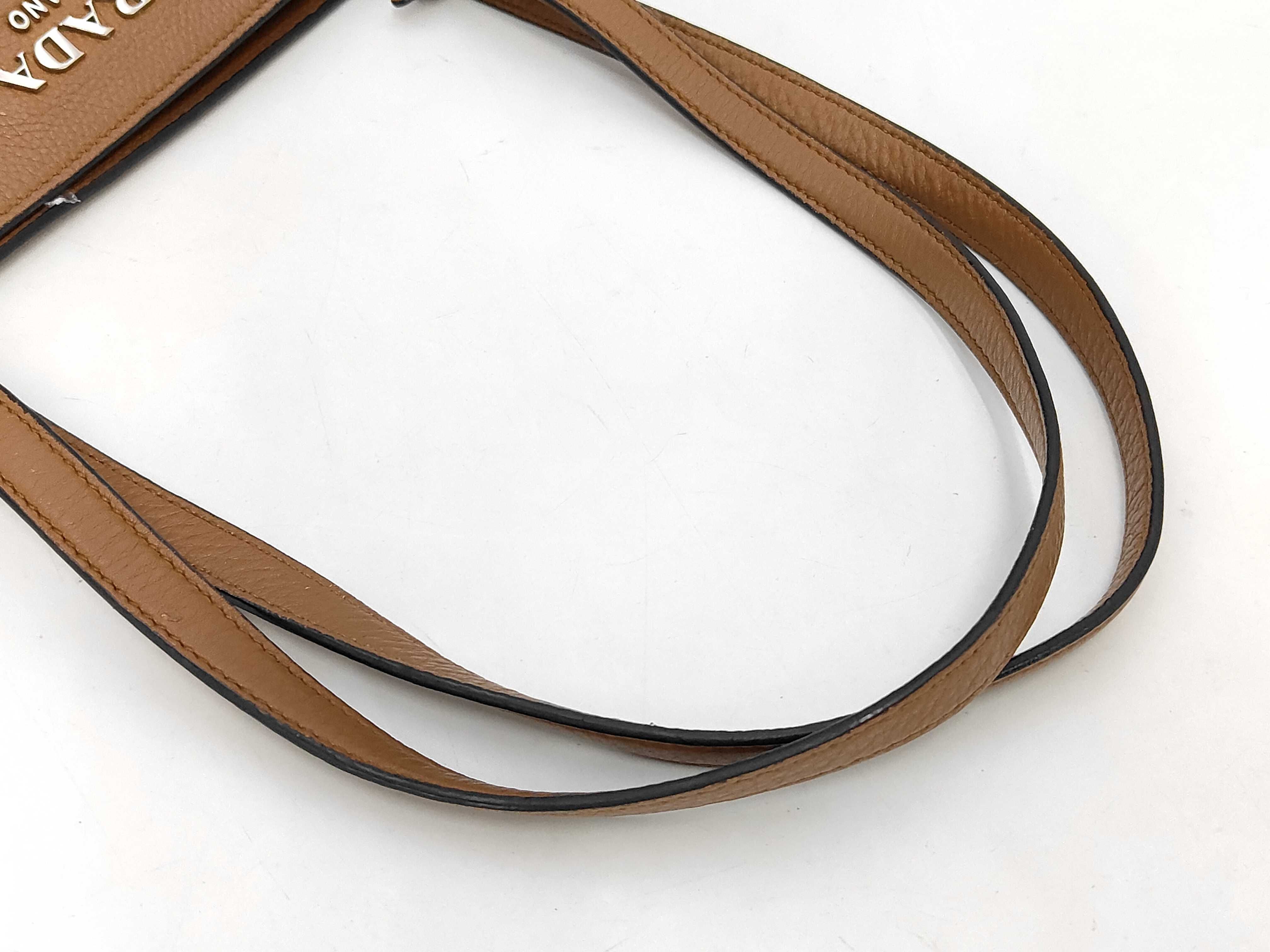 Vitello Phoenix Leather Shopping Tote Bag — view 5