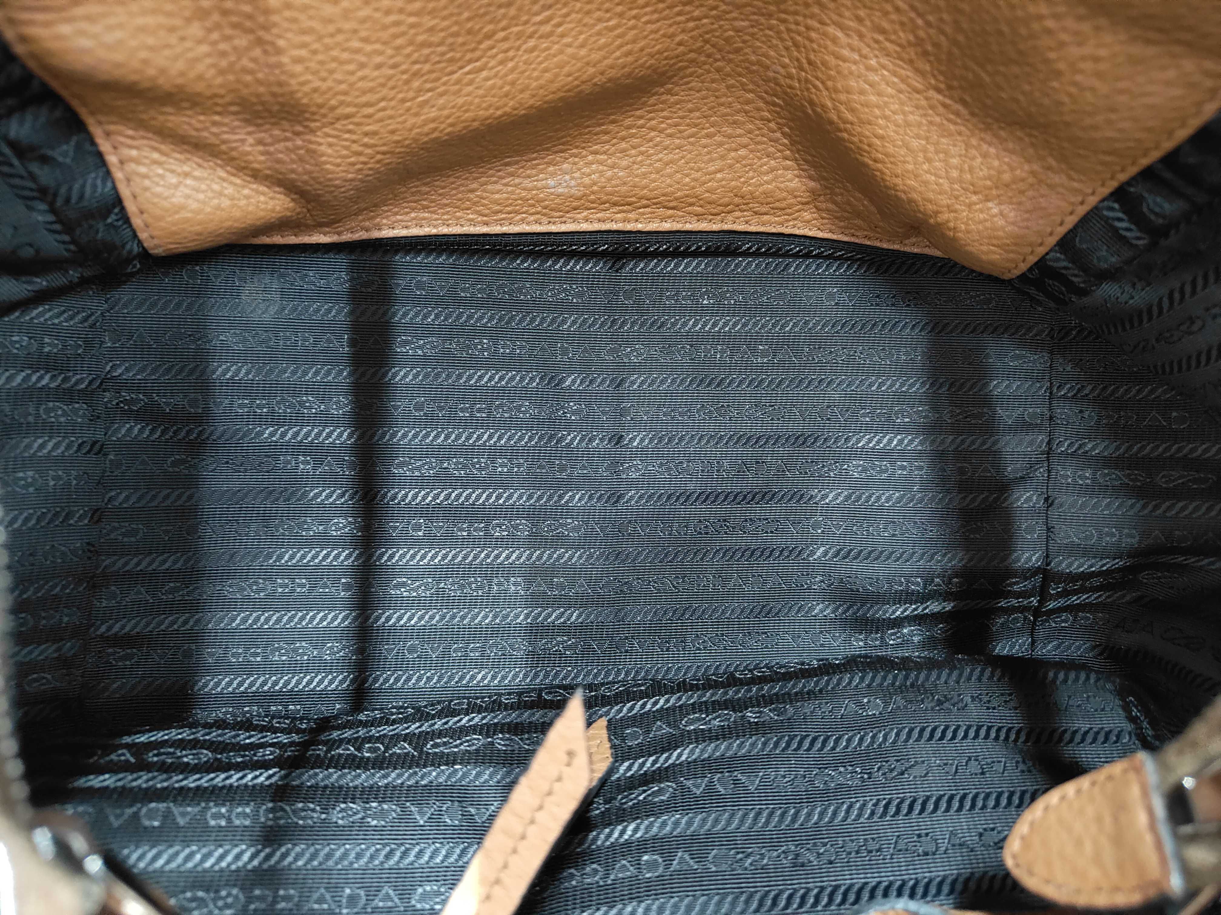 Vitello Phoenix Leather Shopping Tote Bag — view 8