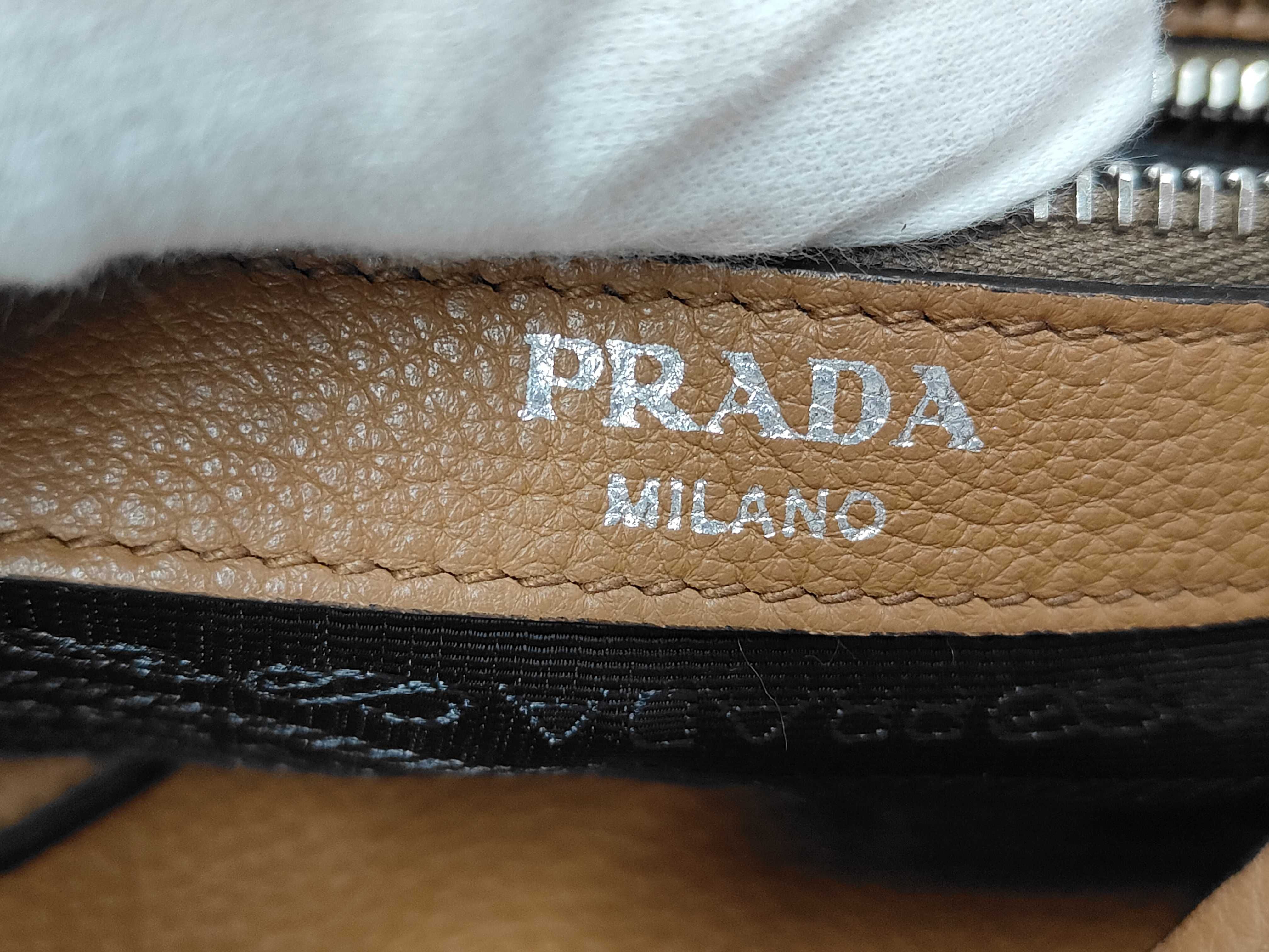 Vitello Phoenix Leather Shopping Tote Bag — view 9