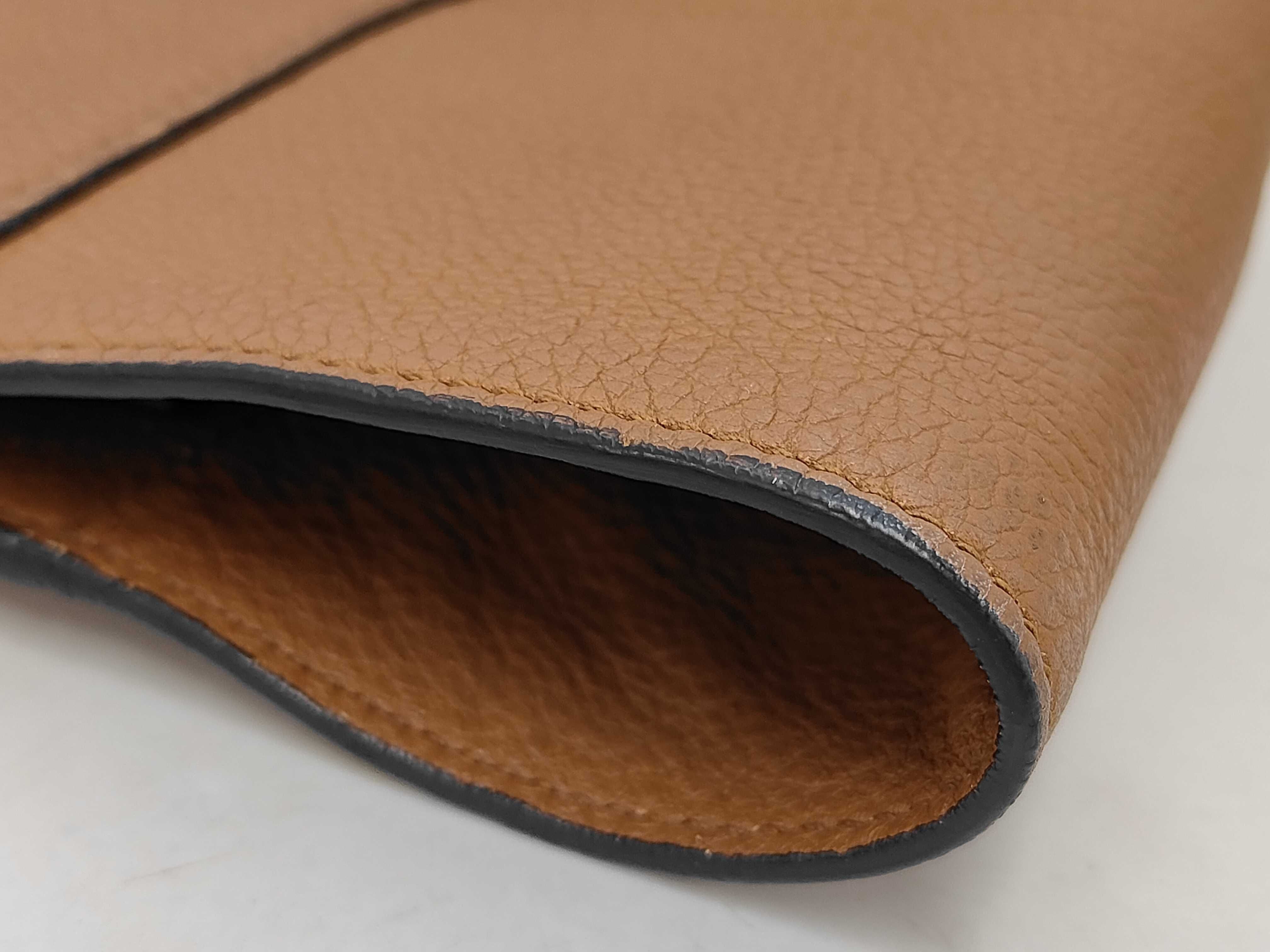 Vitello Phoenix Leather Shopping Tote Bag — view 10