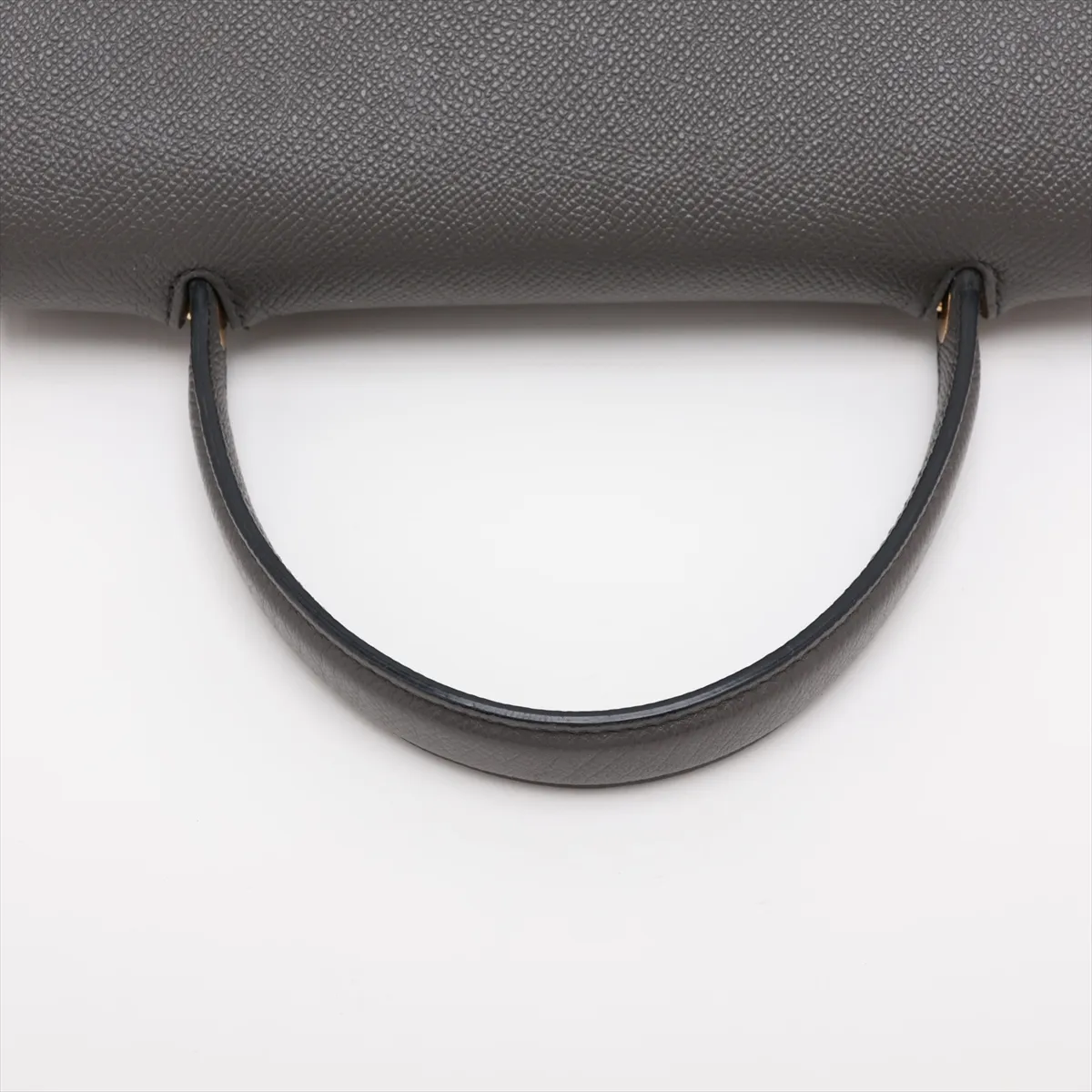 Belt Bag Micro Leather 2-Way Handbag, Gray — view 5