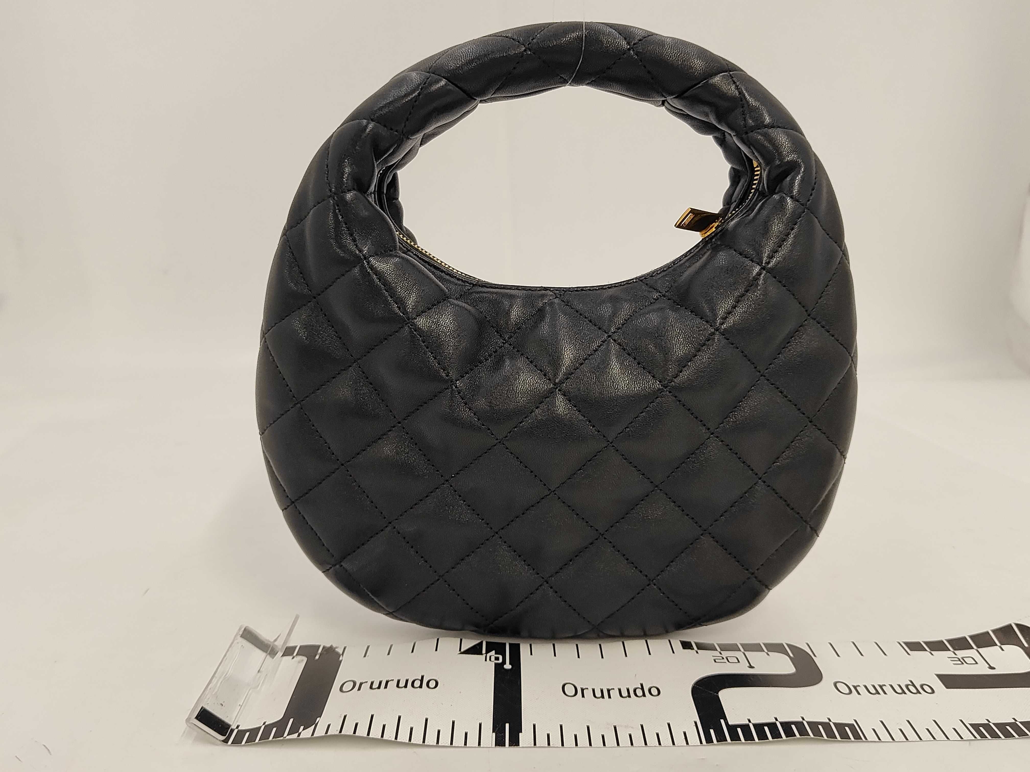 851689 Icarino Leather Black Handbag — view 2