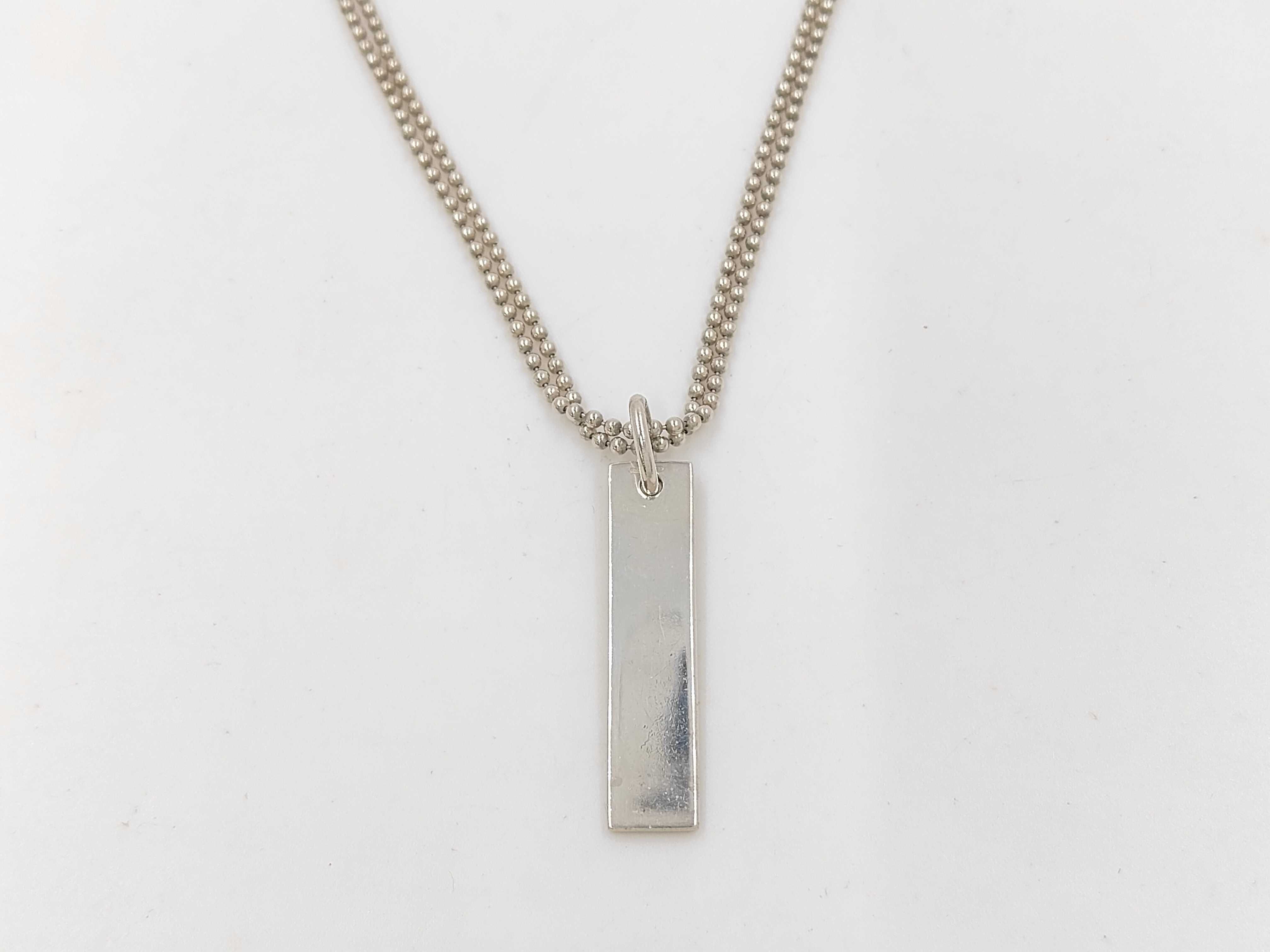 925 Sterling Silver Ball Chain Necklace (23.8g) — view 3