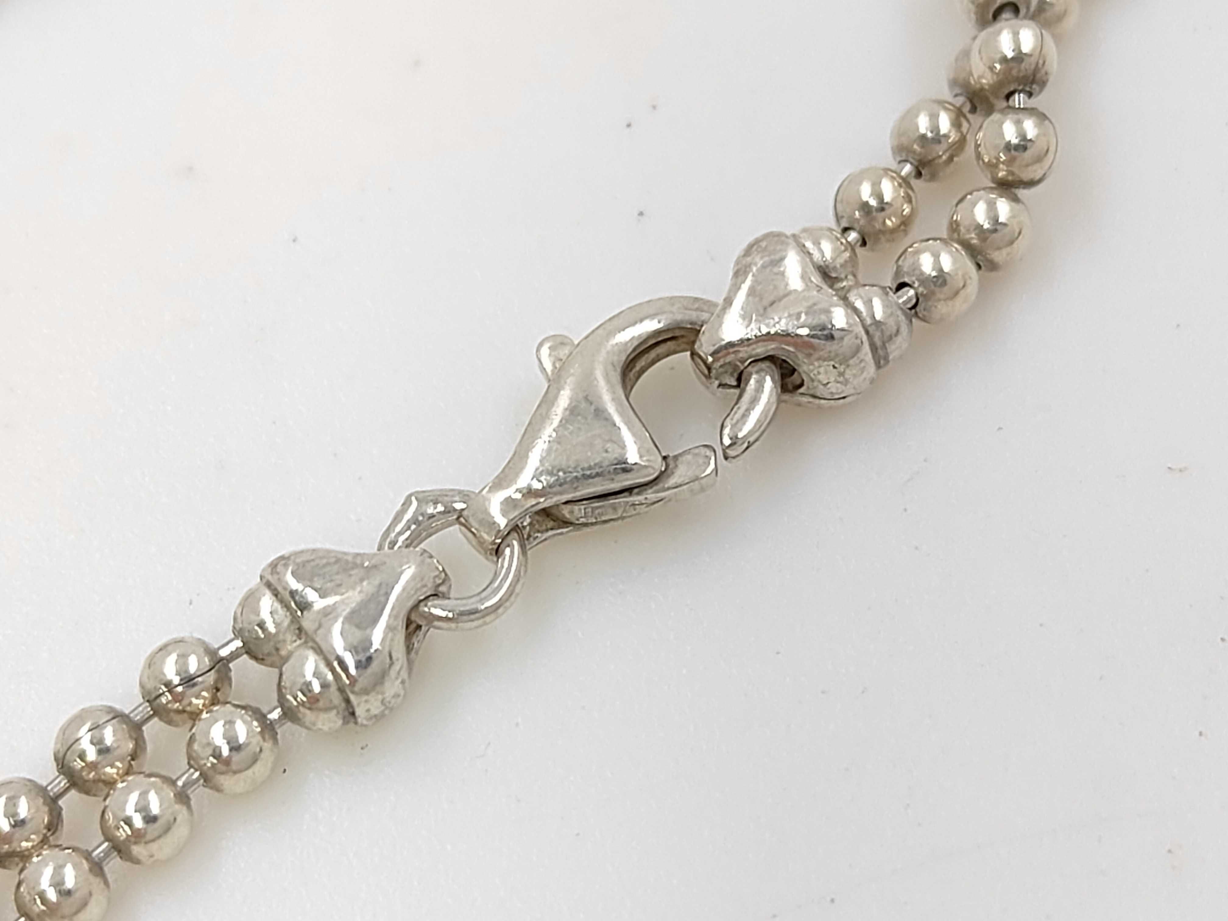 925 Sterling Silver Ball Chain Necklace (23.8g) — view 6