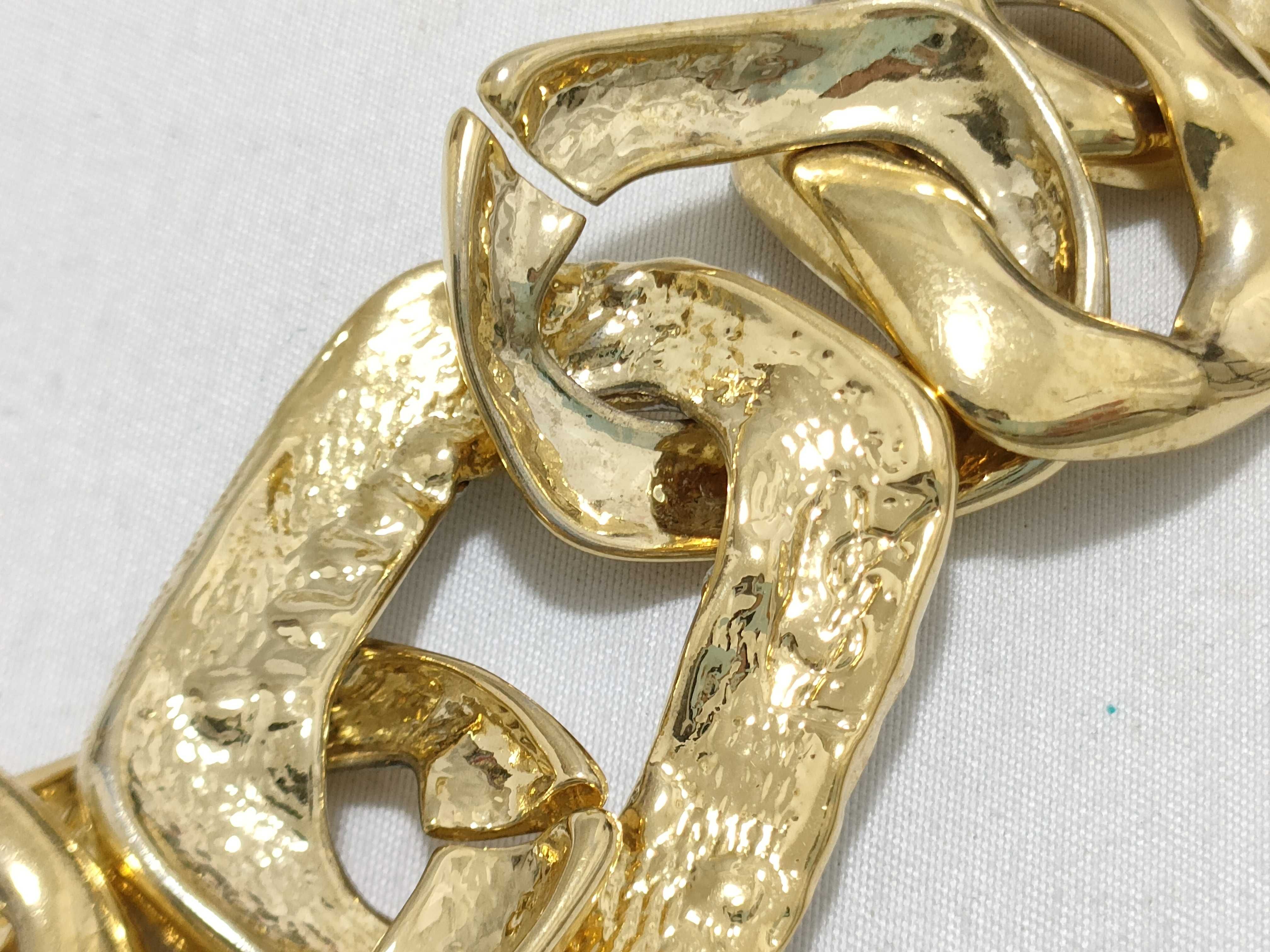 Gold Rhinestone Bracelet Bracelet/Bangle — view 3