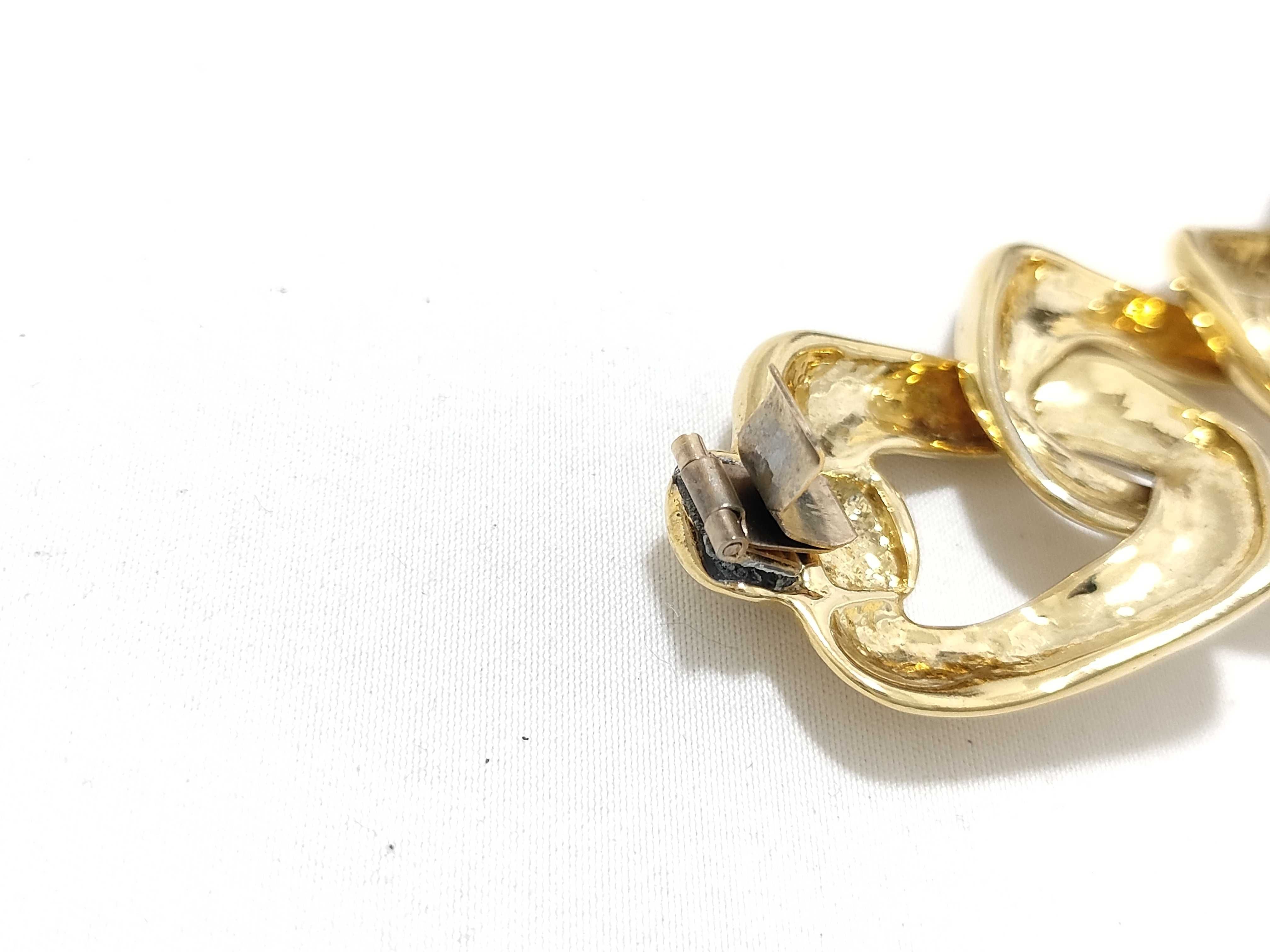 Gold Rhinestone Bracelet Bracelet/Bangle — view 4