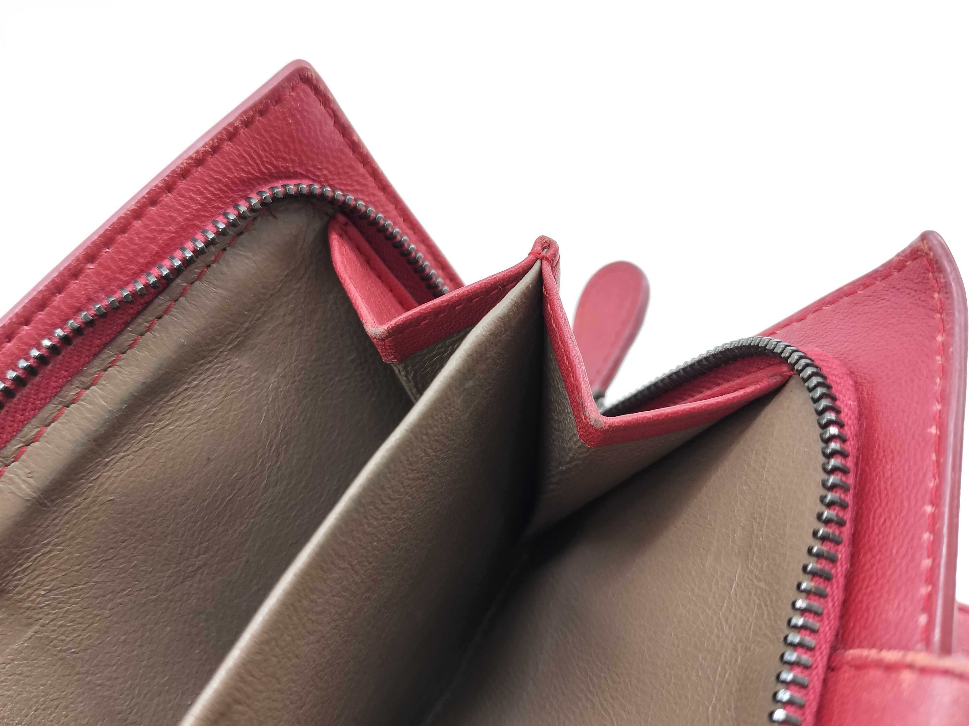 Intrecciato Bi-fold Wallet, Red — view 10