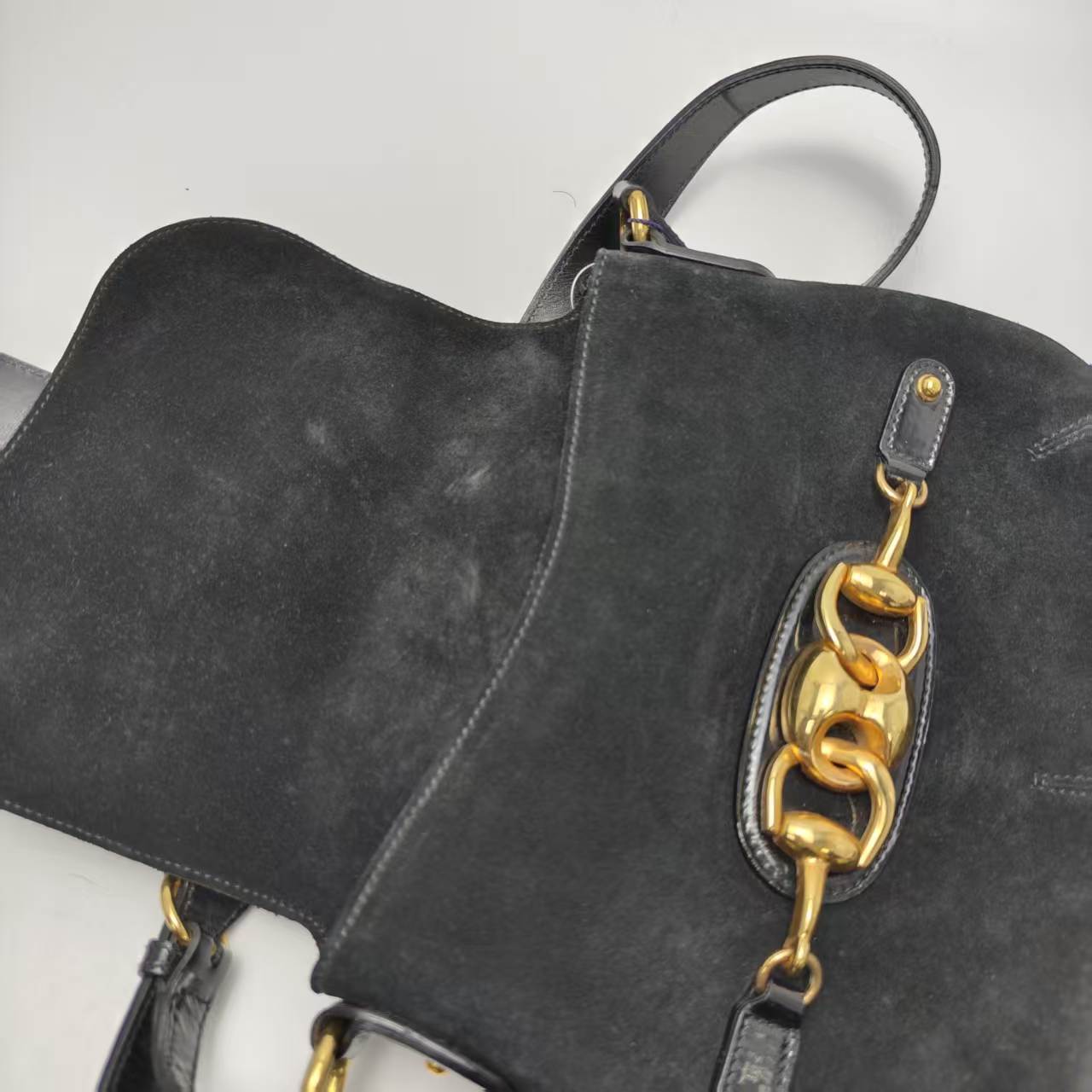 【*Shipped from: China*】GUCCI Suede Shoulder Bag 159301 — view 7