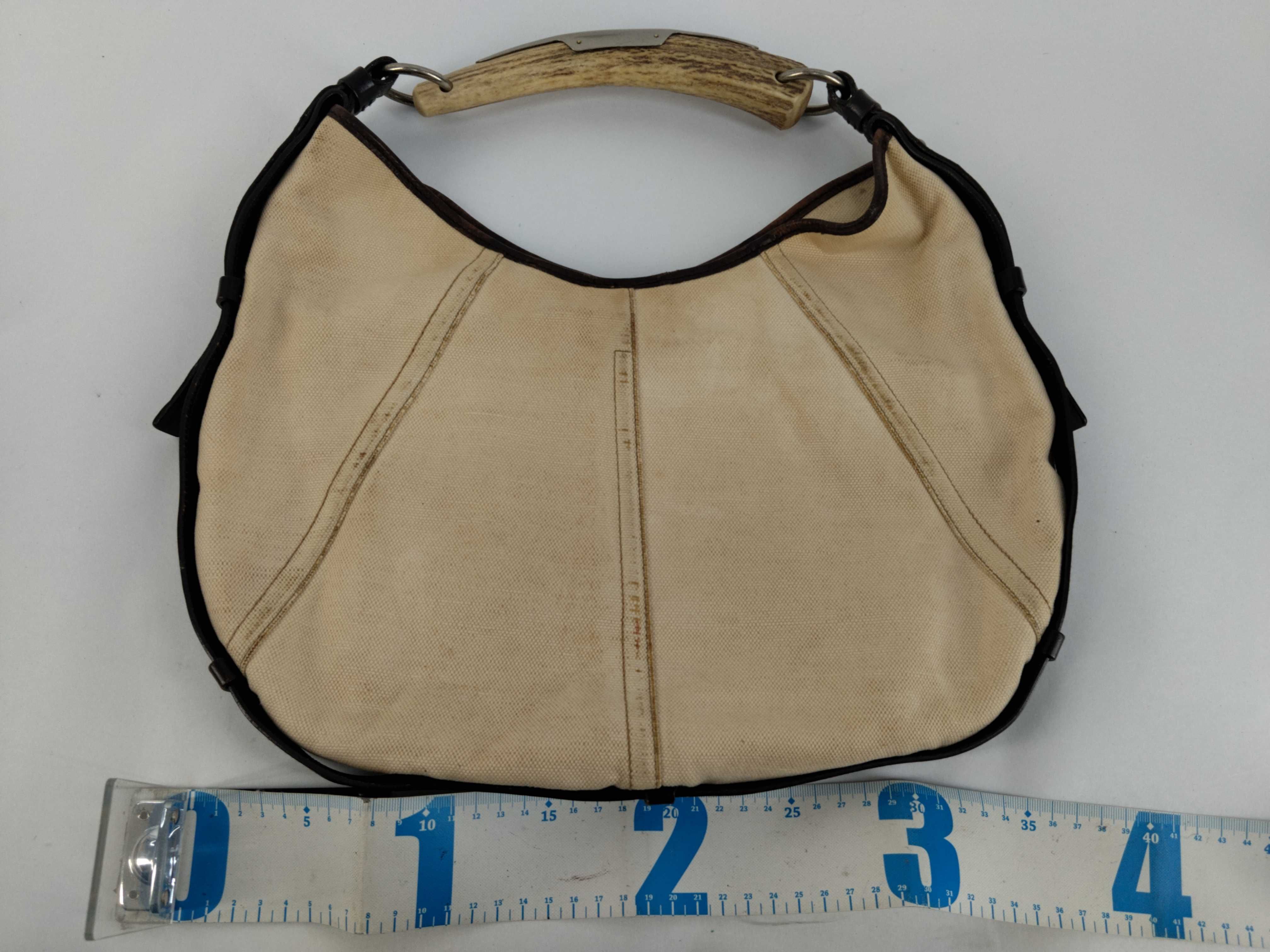 Mombasa Canvas Handbag, White — view 2