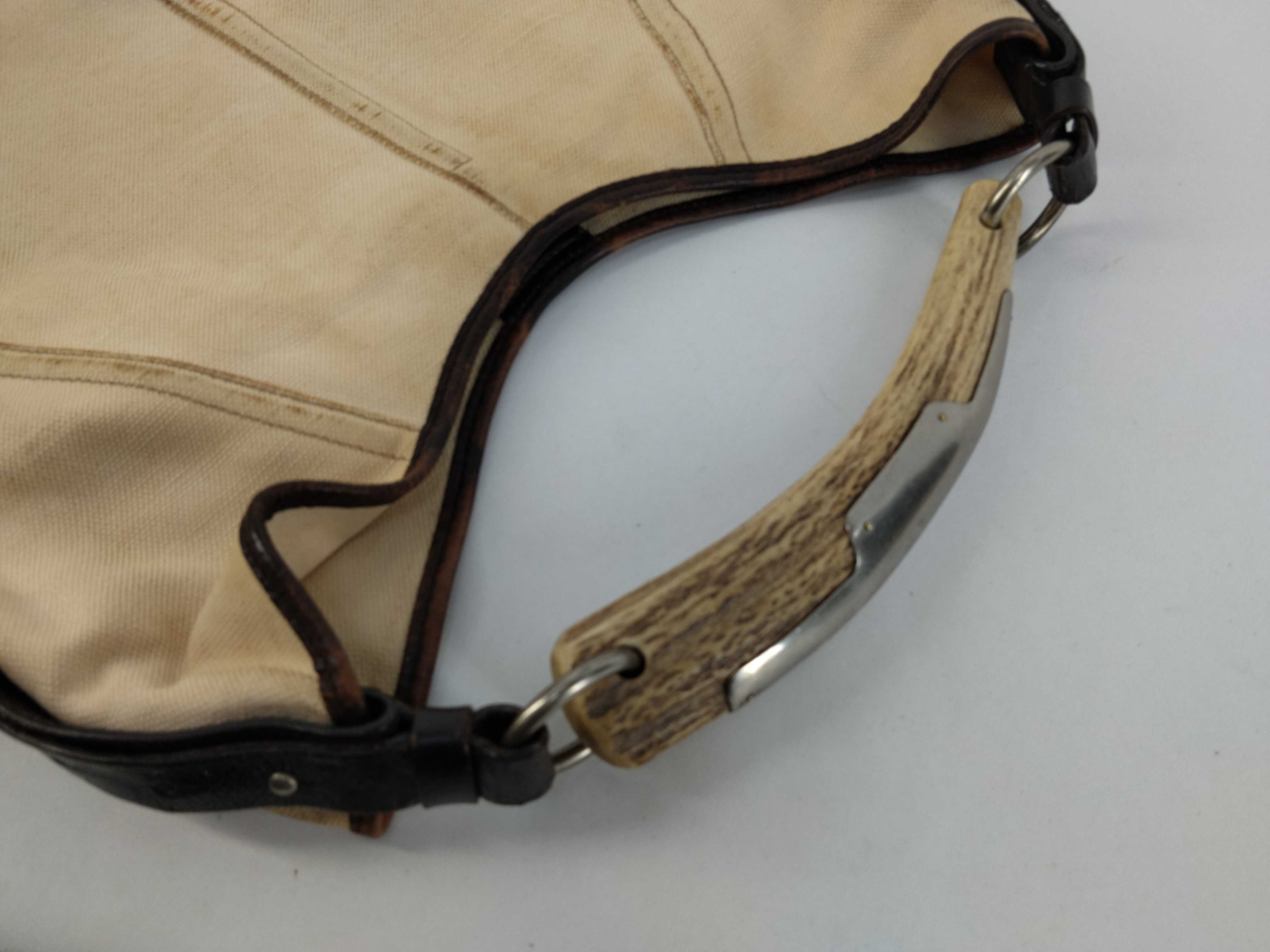 Mombasa Canvas Handbag, White — view 3
