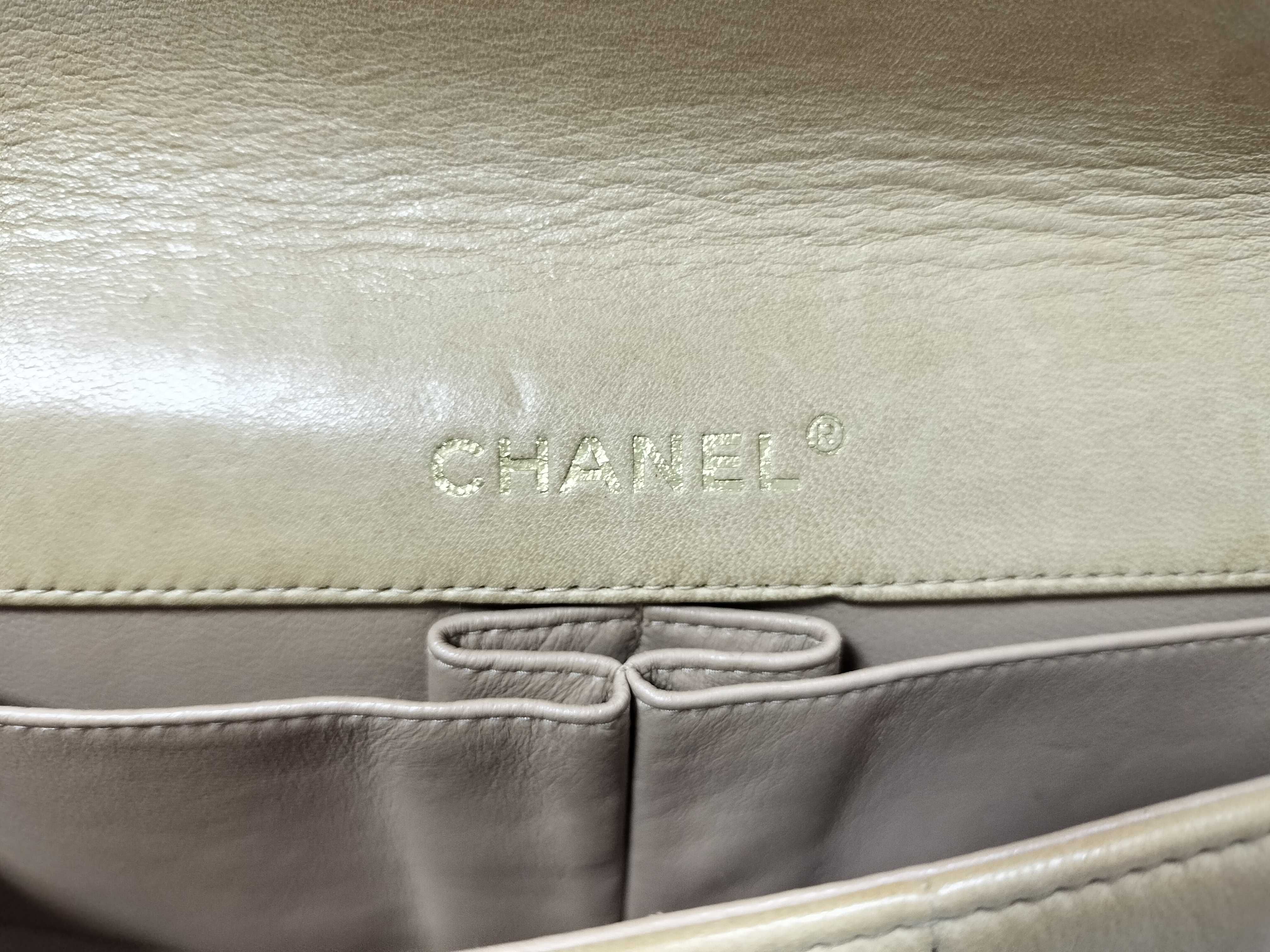 chocolate bar chain bag beige shoulder bag — view 11
