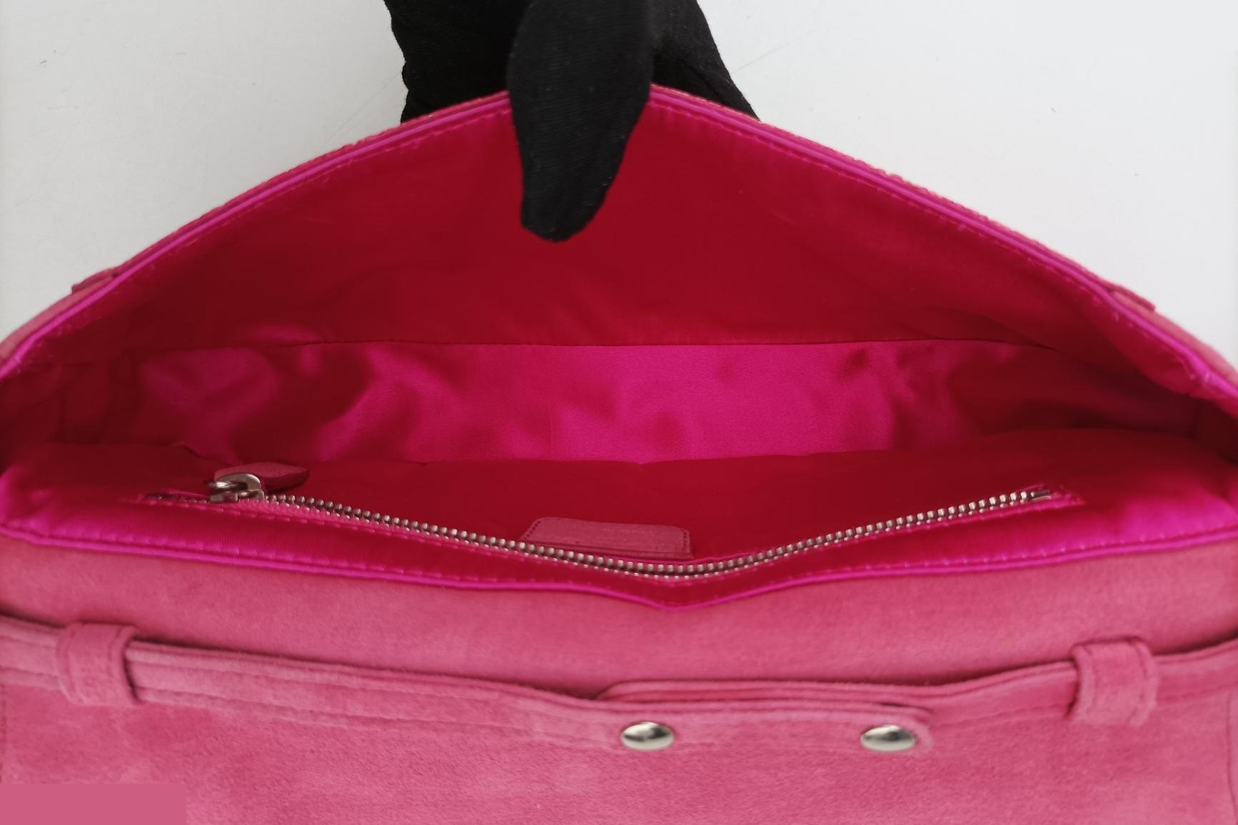 Double saddle suede x stingray pink — view 6