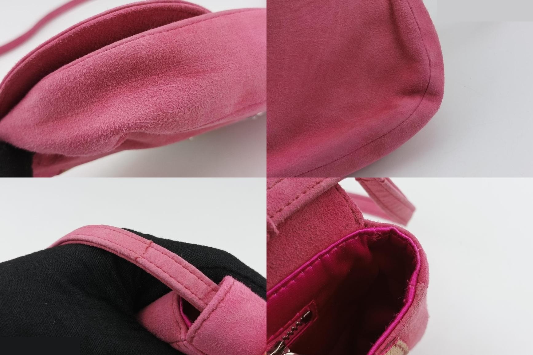 Double saddle suede x stingray pink — view 9