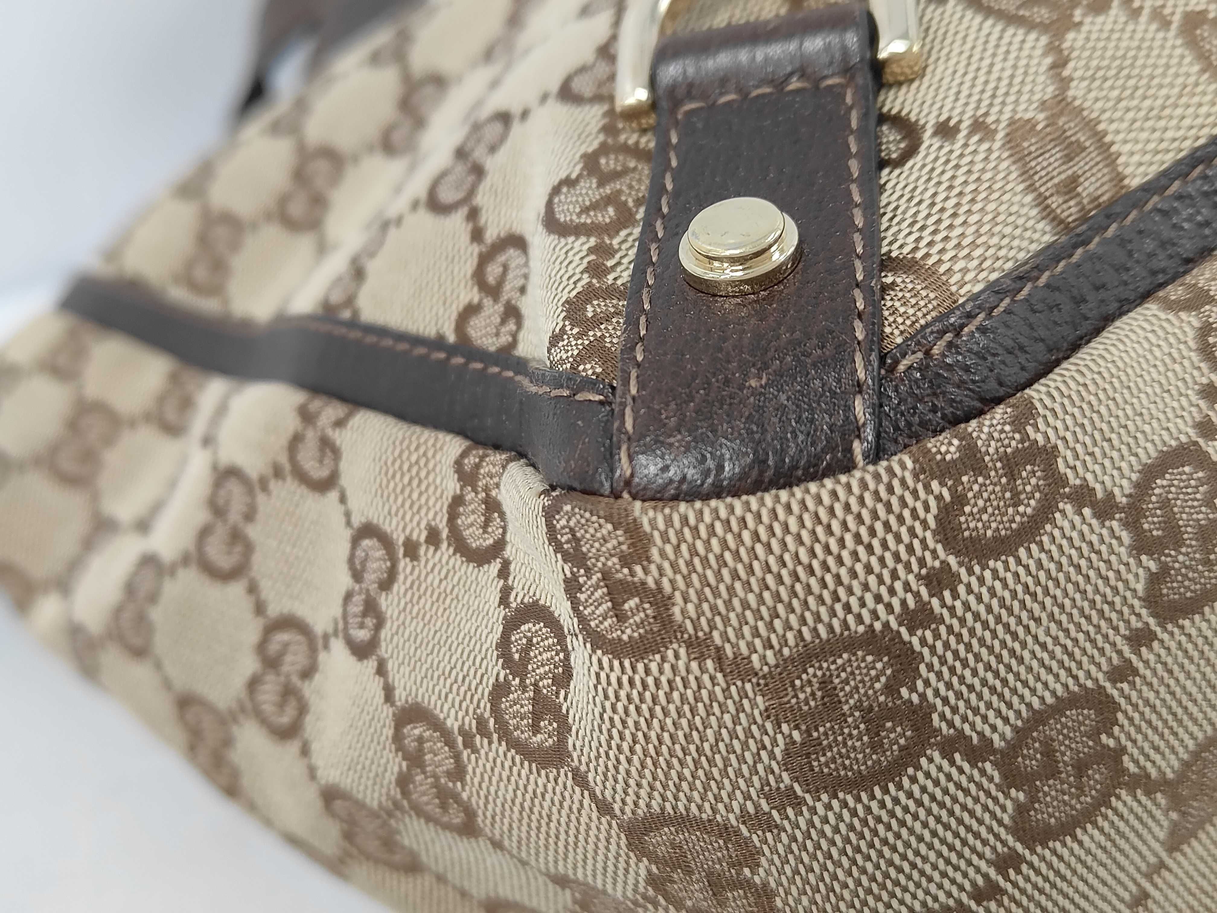 GG Canvas Abbey Handbag Brown 130739 Handbag — view 4