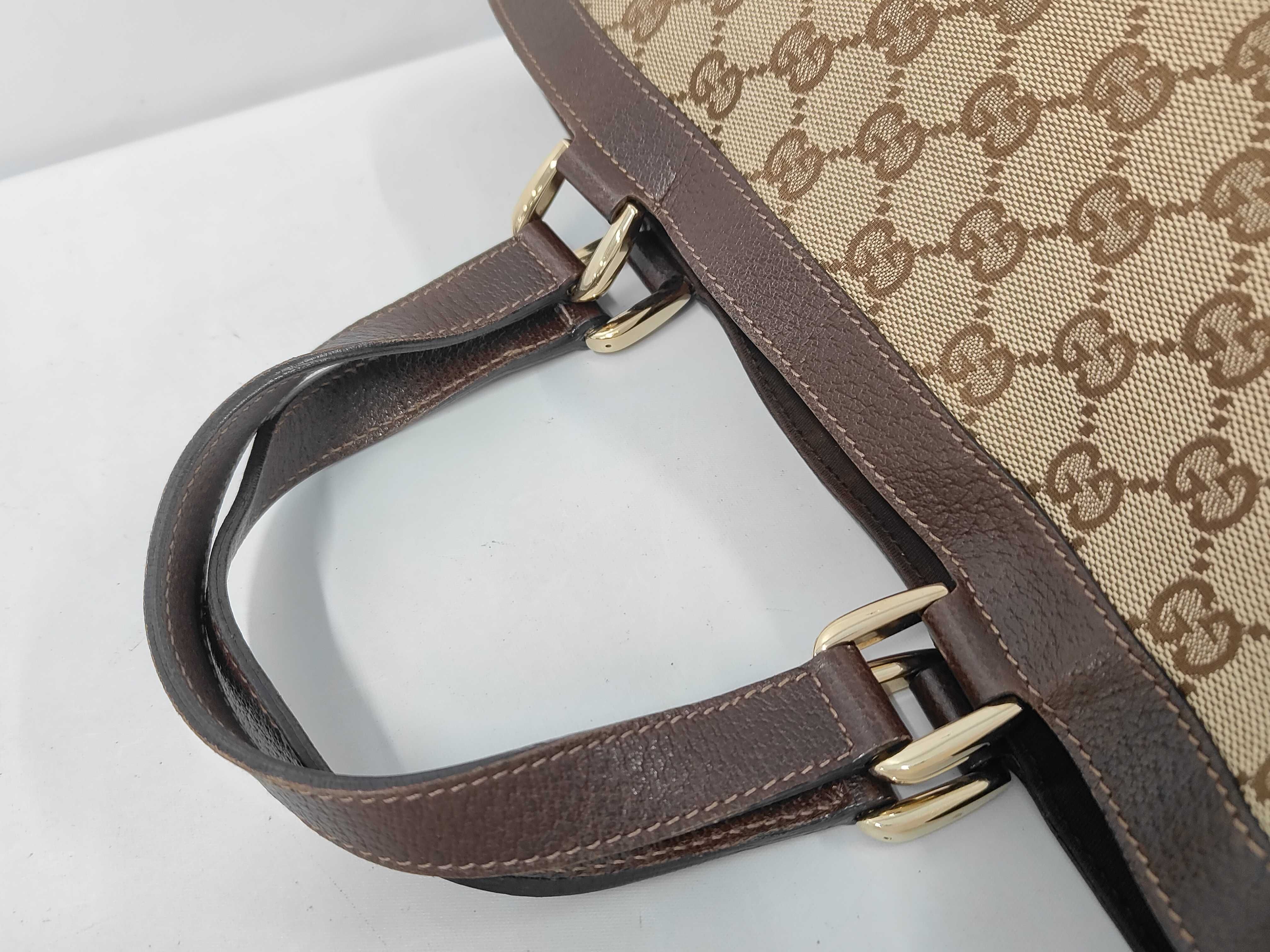 GG Canvas Abbey Handbag Brown 130739 Handbag — view 5