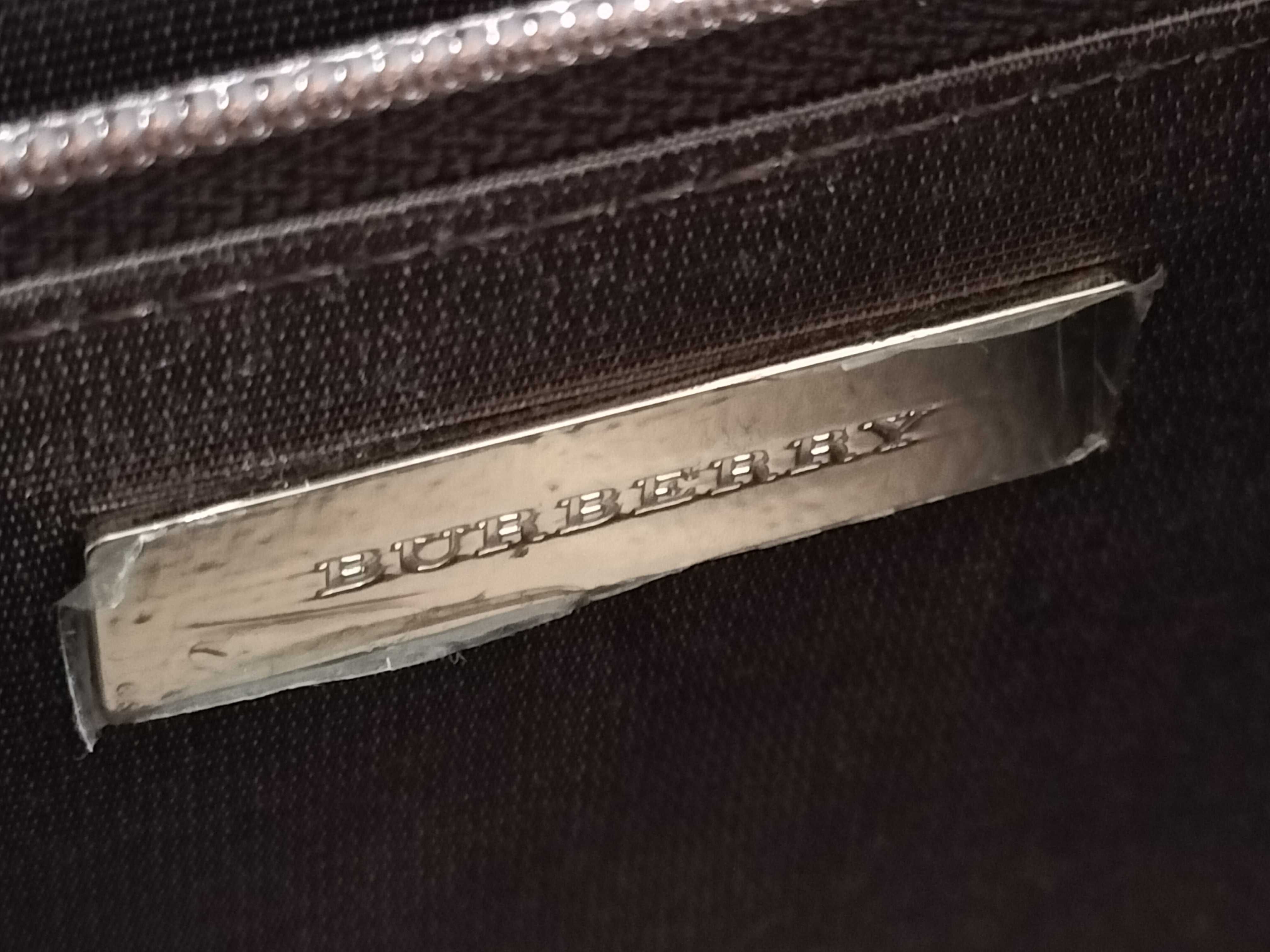 Nova Check Canvas x Leather Handbag — view 11