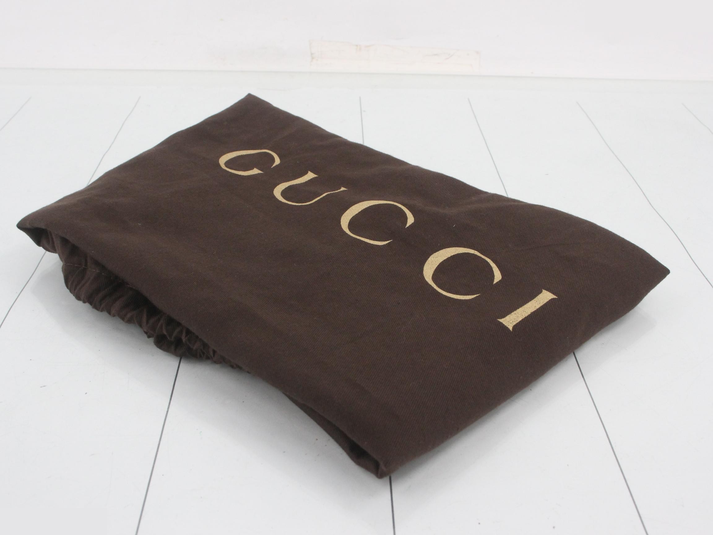 GG Canvas Abbey Hobo Brown x White 37 x 25 x 16 cm — view 7