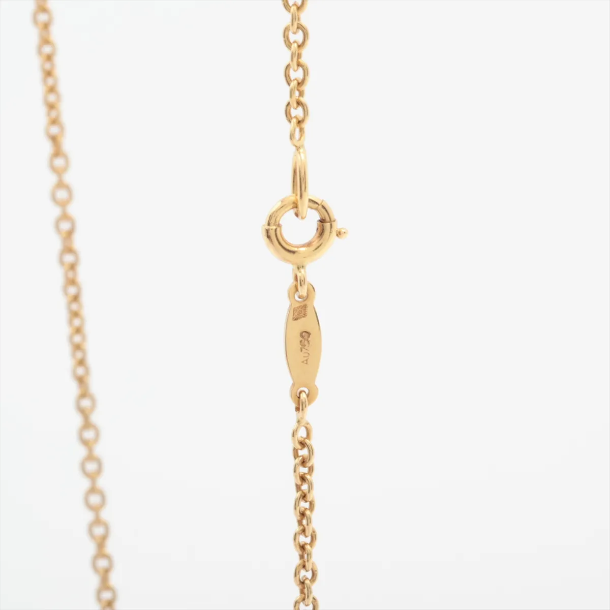 necklace chain 750 (YG) 4.9g Pull ring — view 3