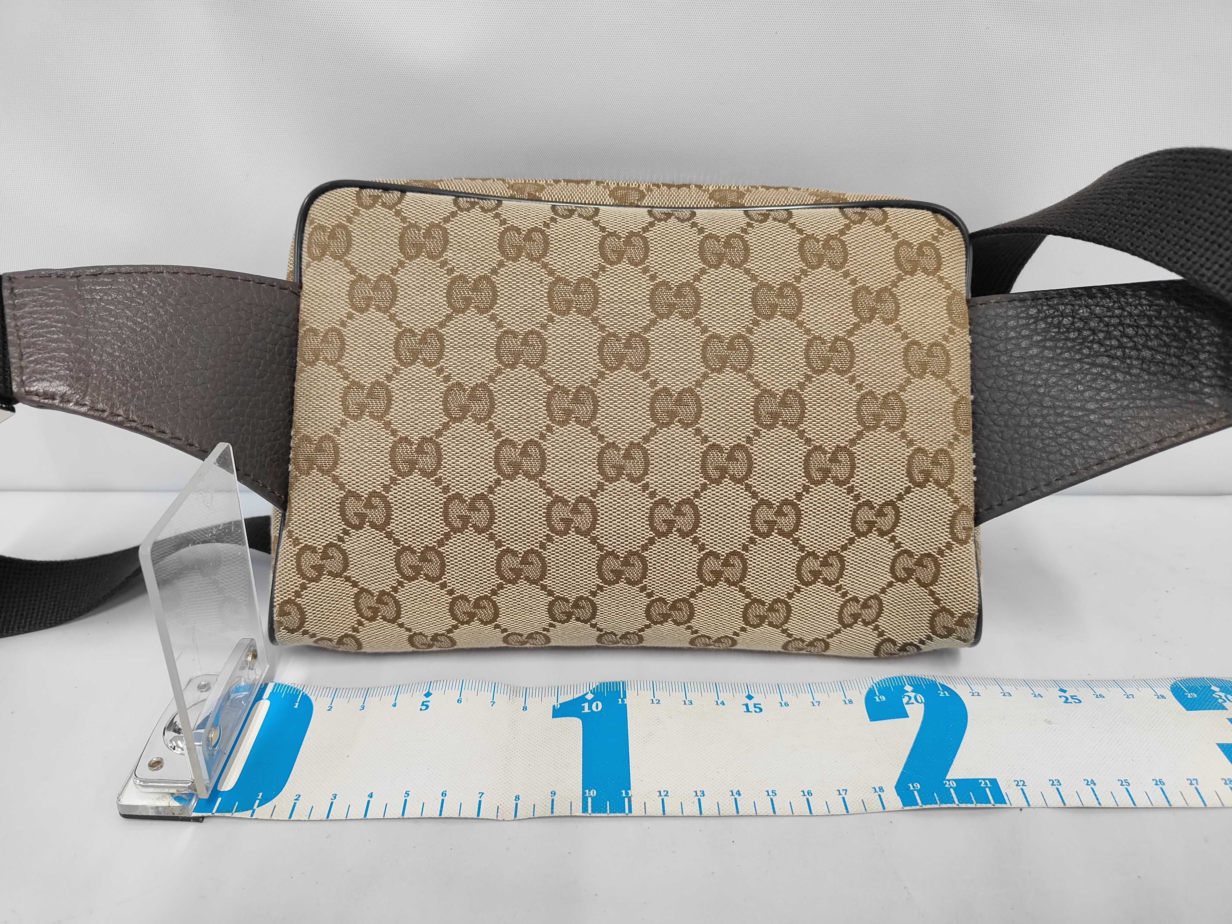 GG Canvas Waist Bag, Brown — view 2