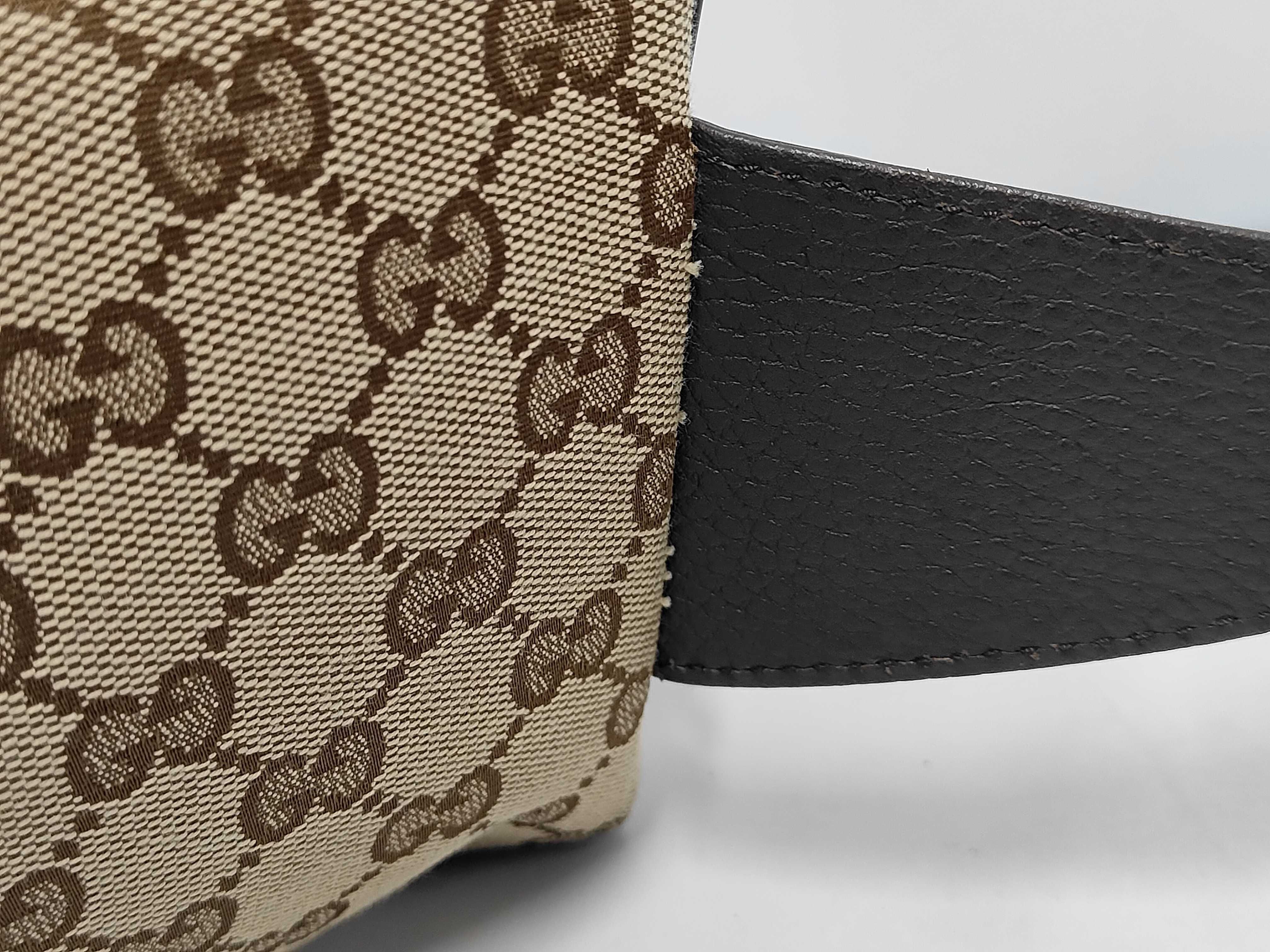 GG Canvas Waist Bag, Brown — view 7