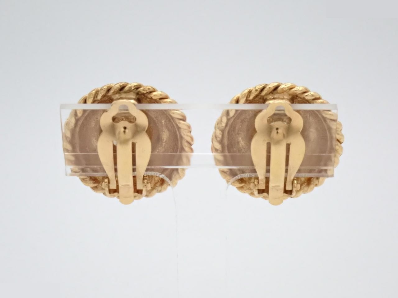 Logo Gold Earrings — view 2