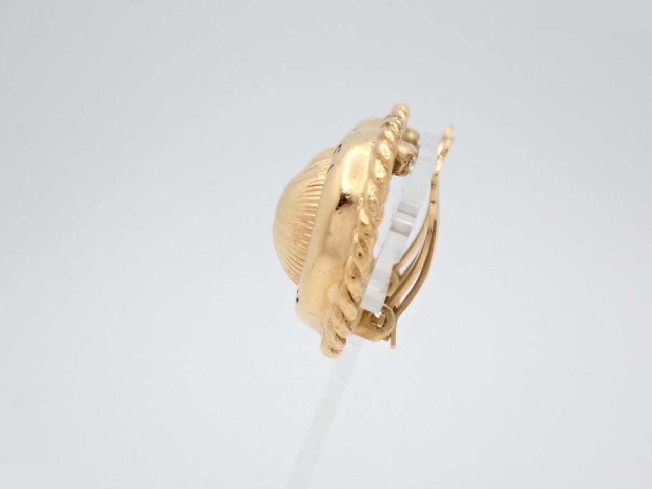 Logo Gold Earrings — view 3